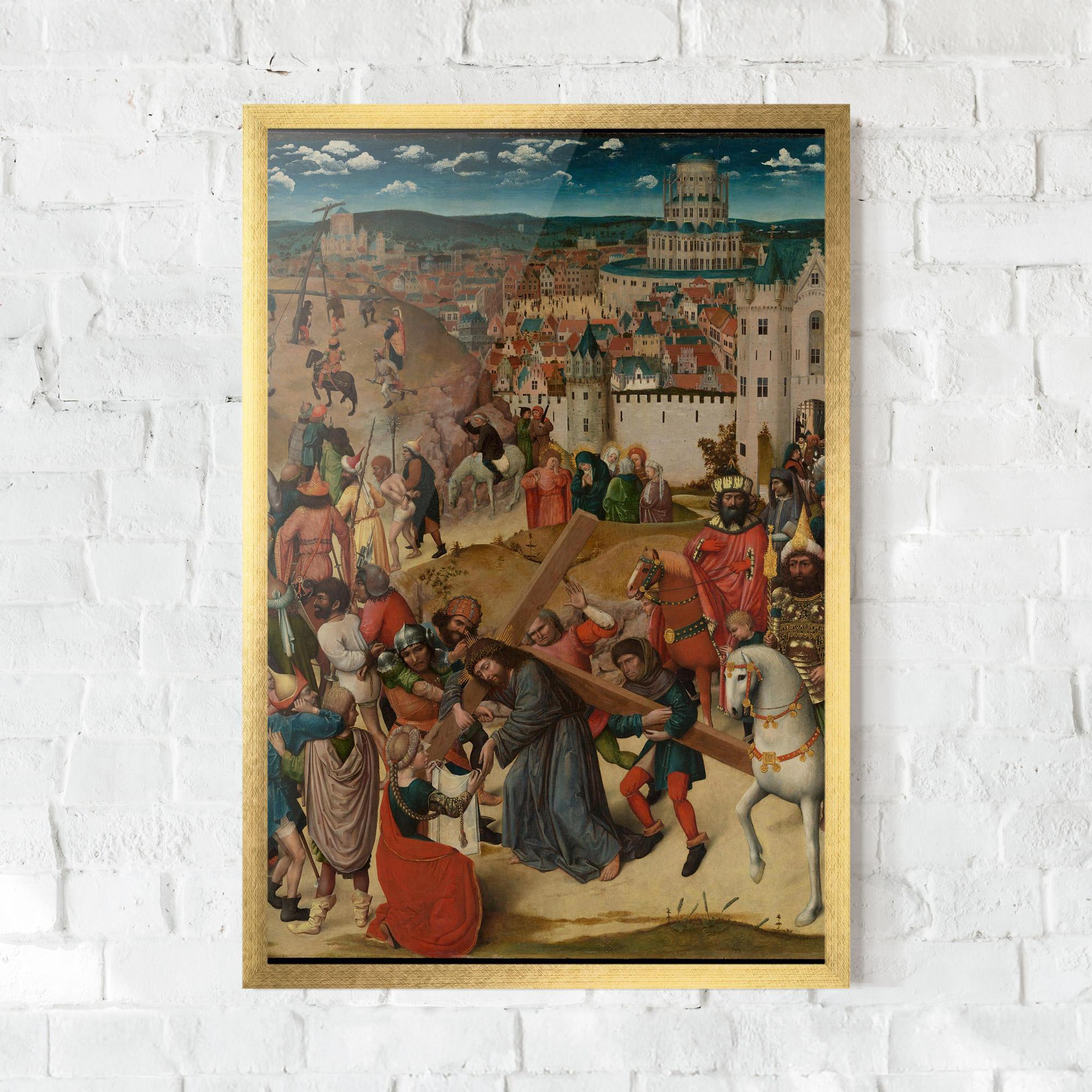 Plakat w Ramie People Holding Cross mockup 0