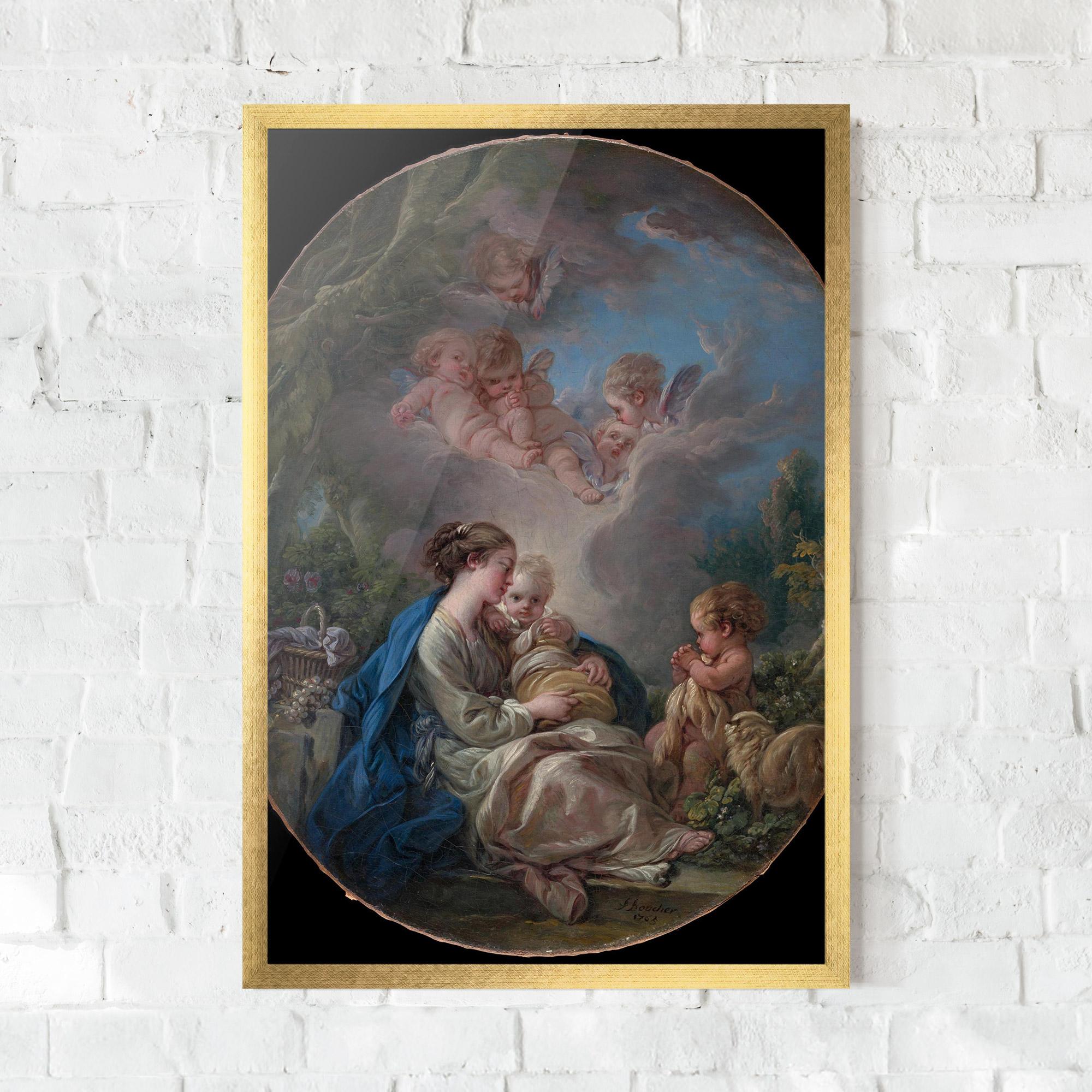 Plakat w Ramie Religious Circle mockup 0