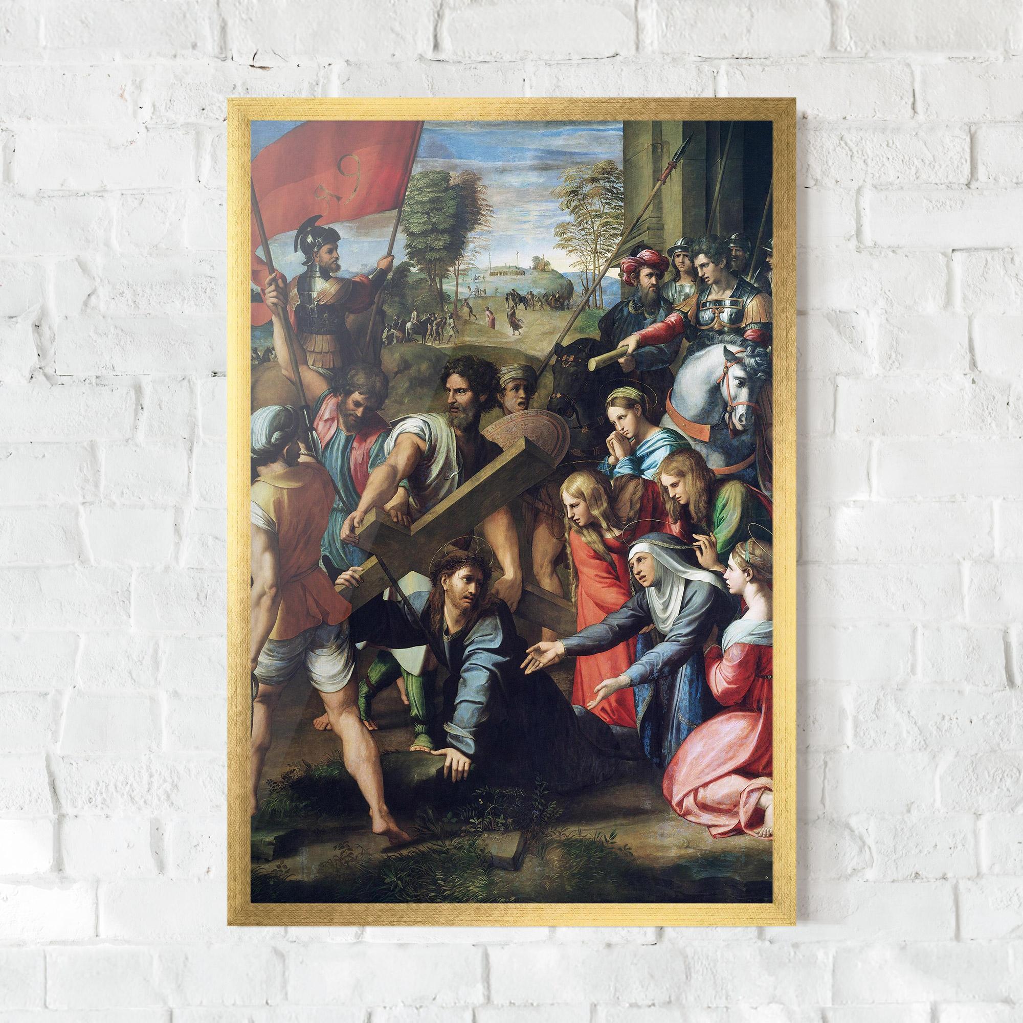 Plakat w Ramie Taking The Cross mockup 0