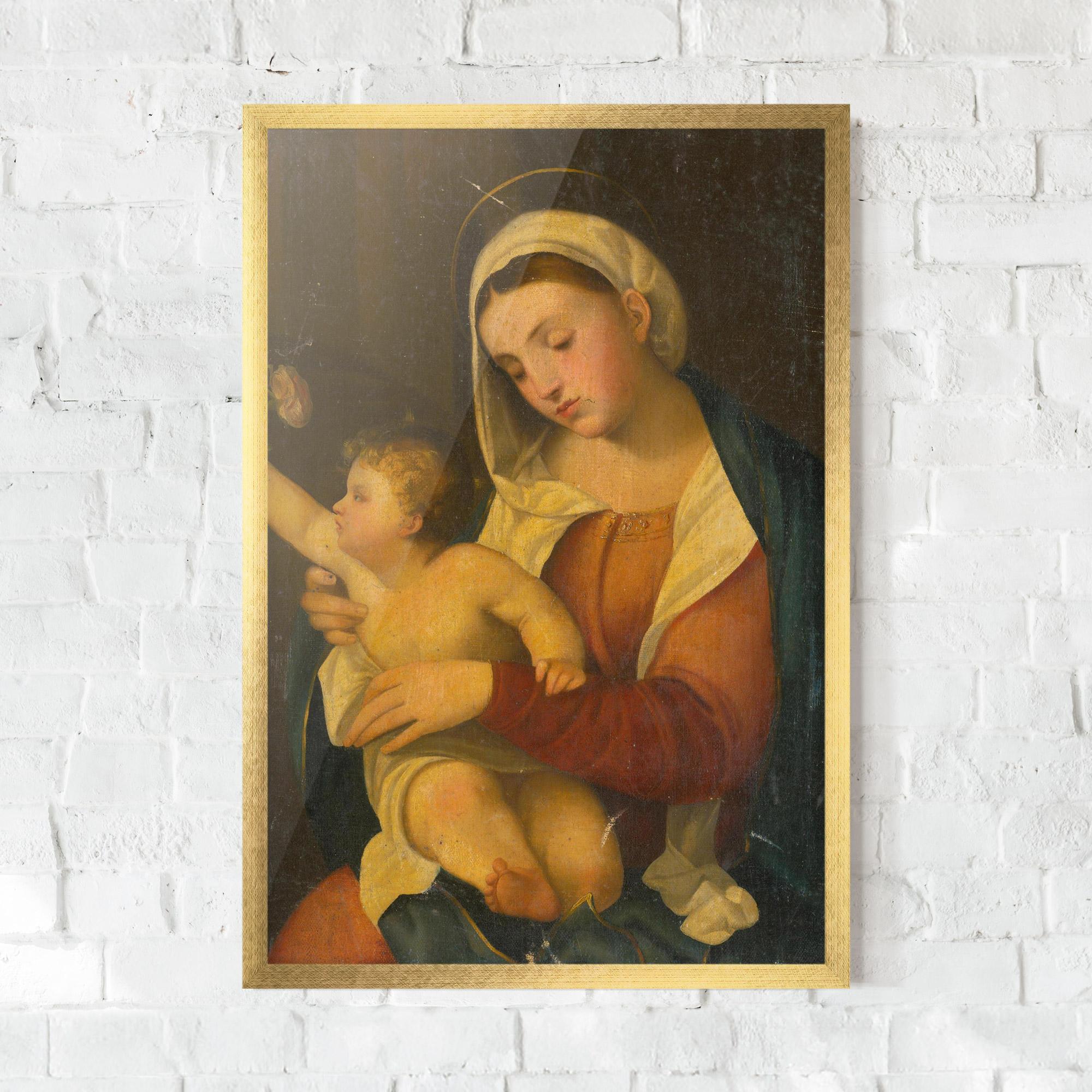 Plakat w Ramie Yellow Light Baby mockup 0