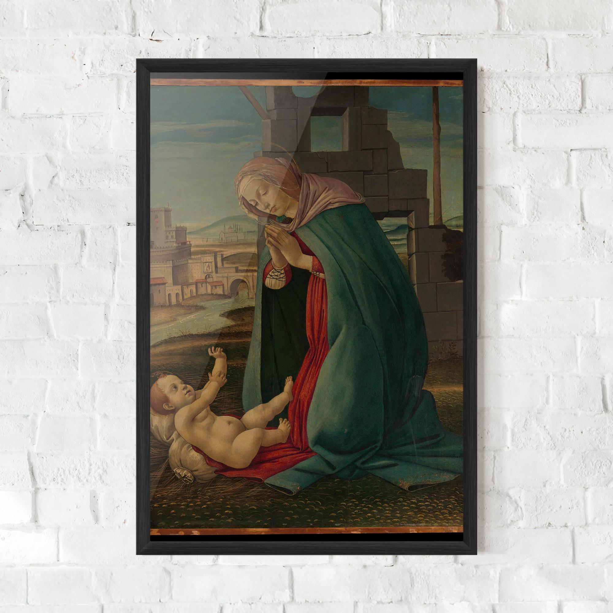 Plakat w Ramie Praying For Baby mockup 0