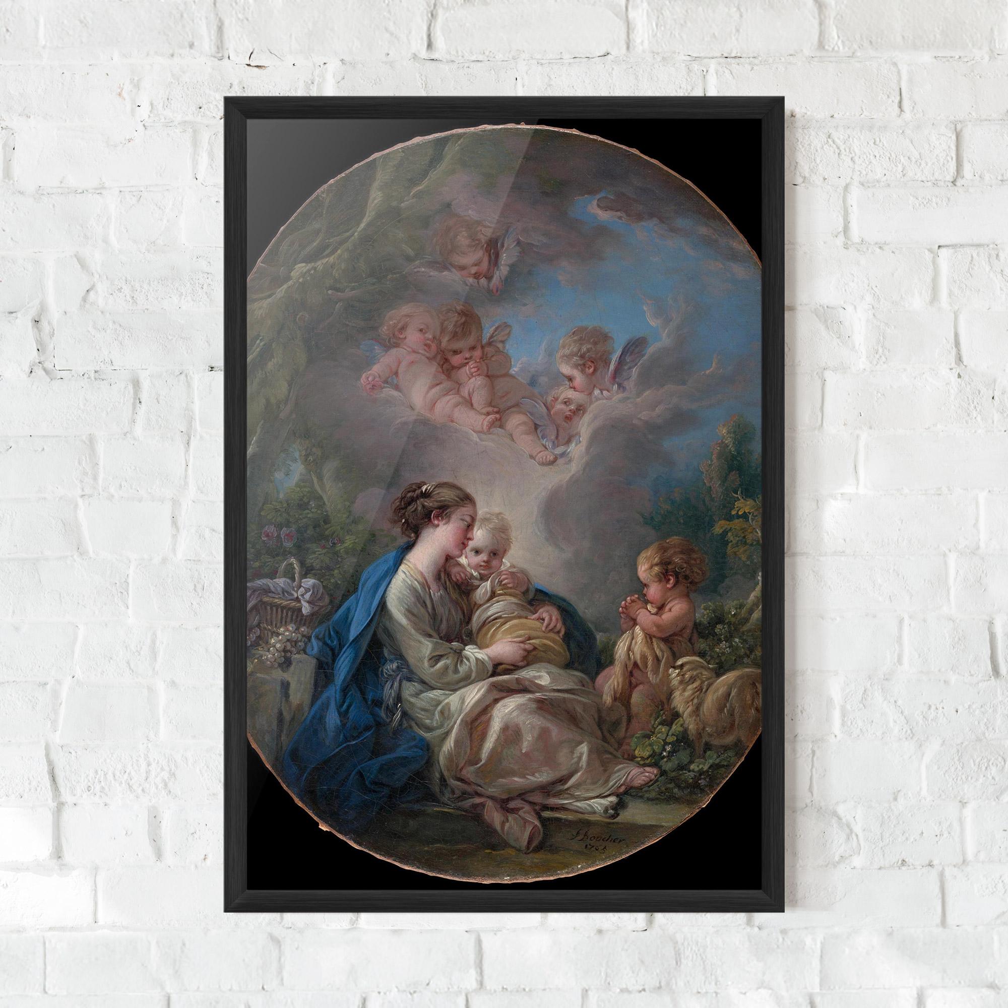 Plakat w Ramie Religious Circle mockup 0