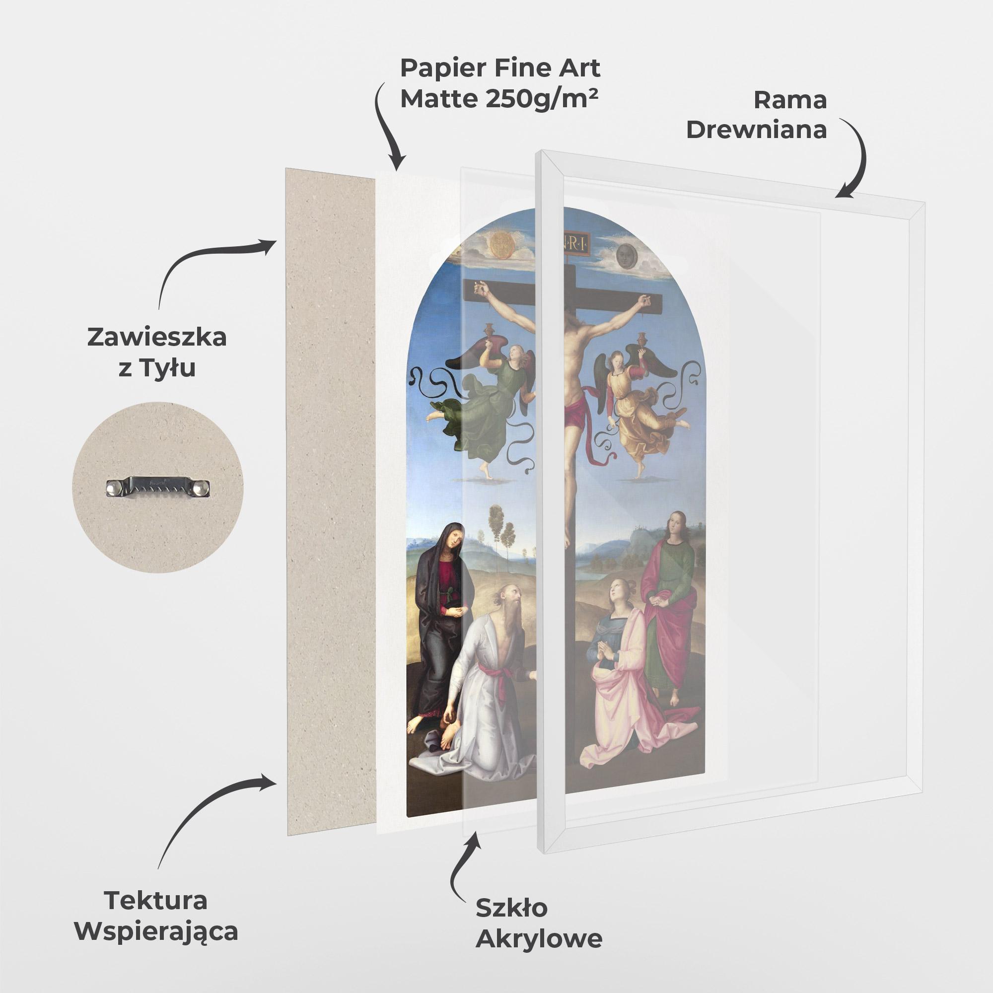 Plakat w Ramie Blue Sky Jesus mockup 1