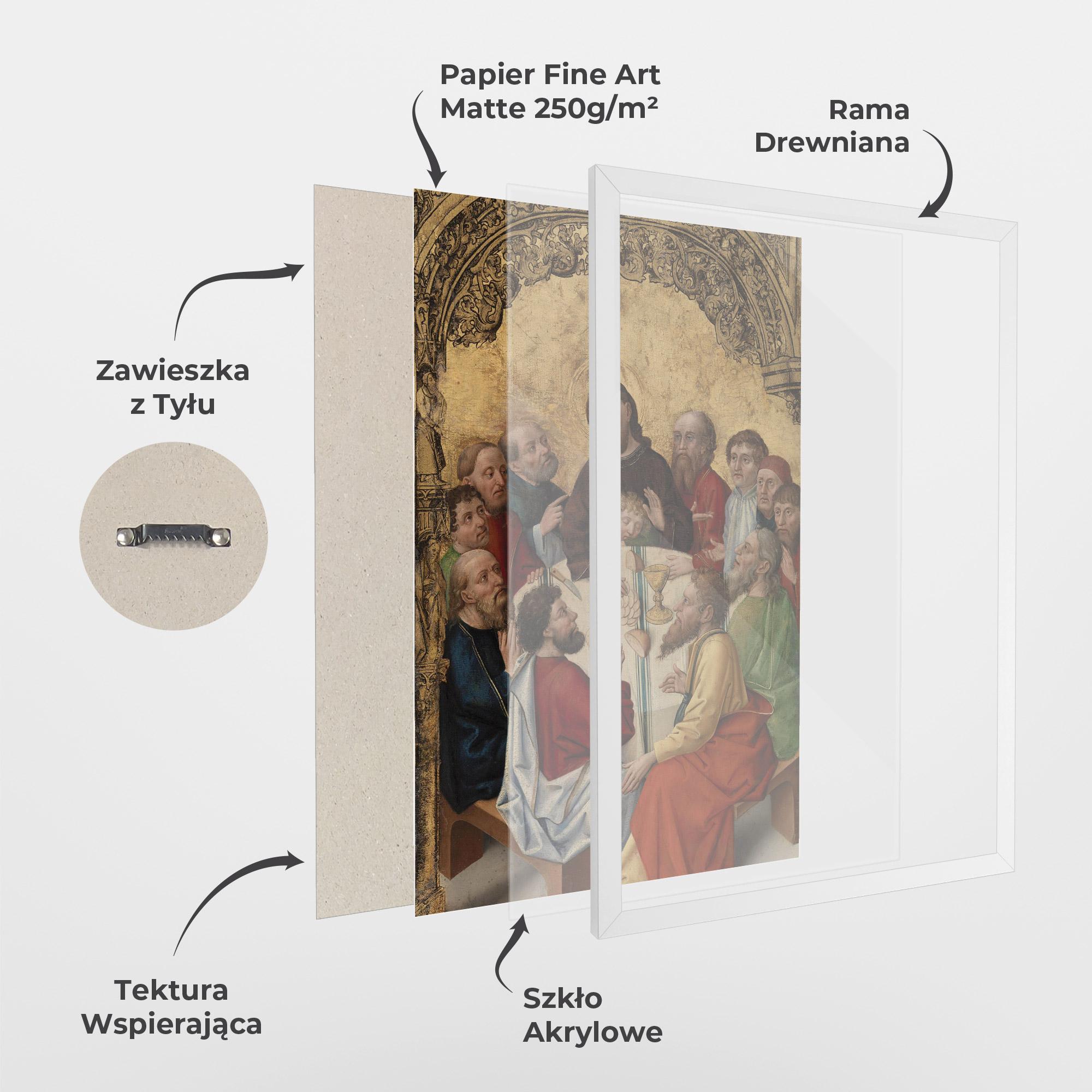 Plakat w Ramie Old Religious Art mockup 1