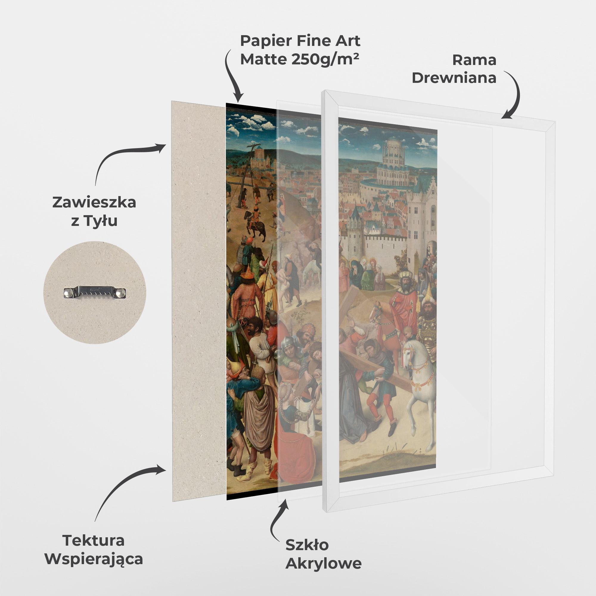 Plakat w Ramie People Holding Cross mockup 1