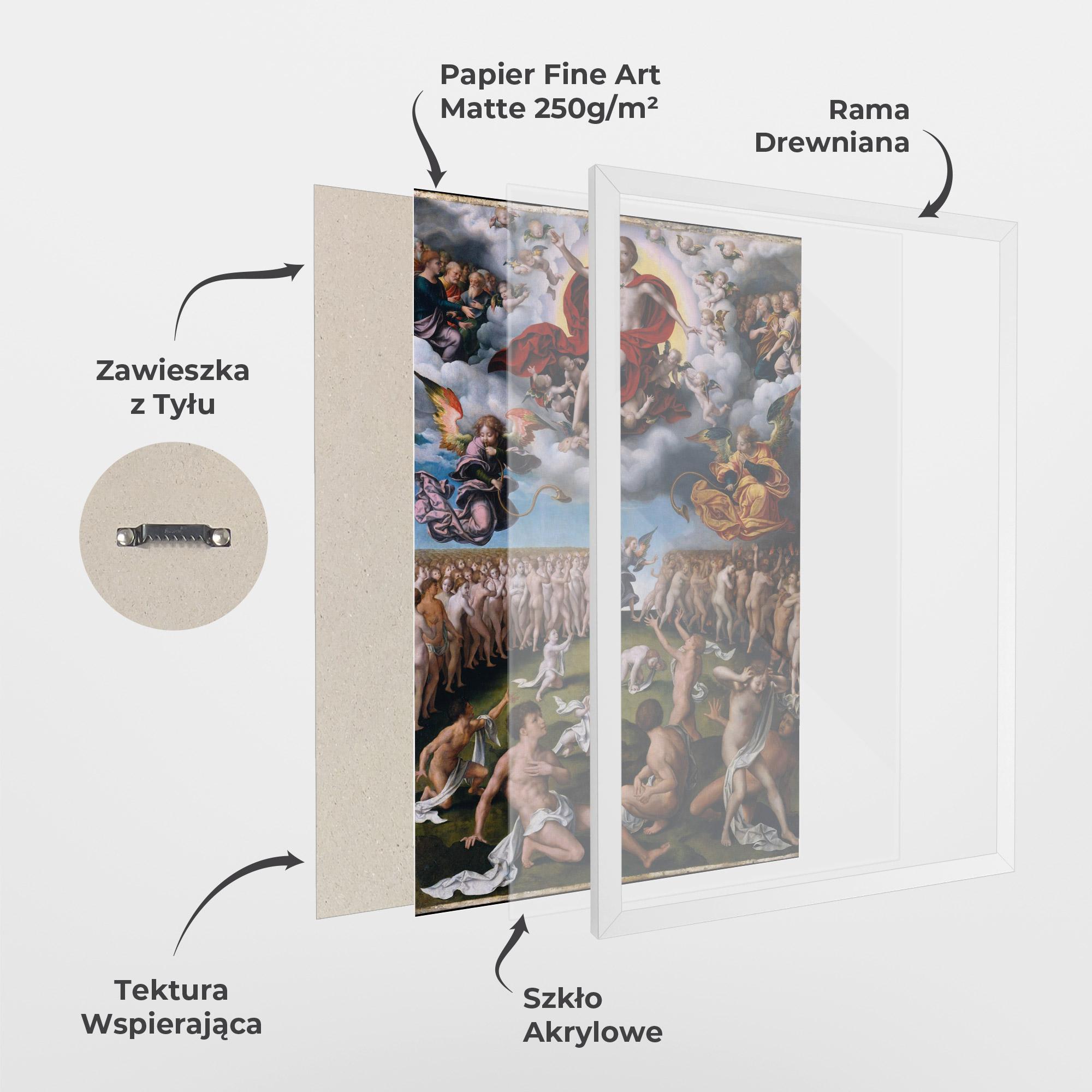 Plakat w Ramie Powerful God mockup 1