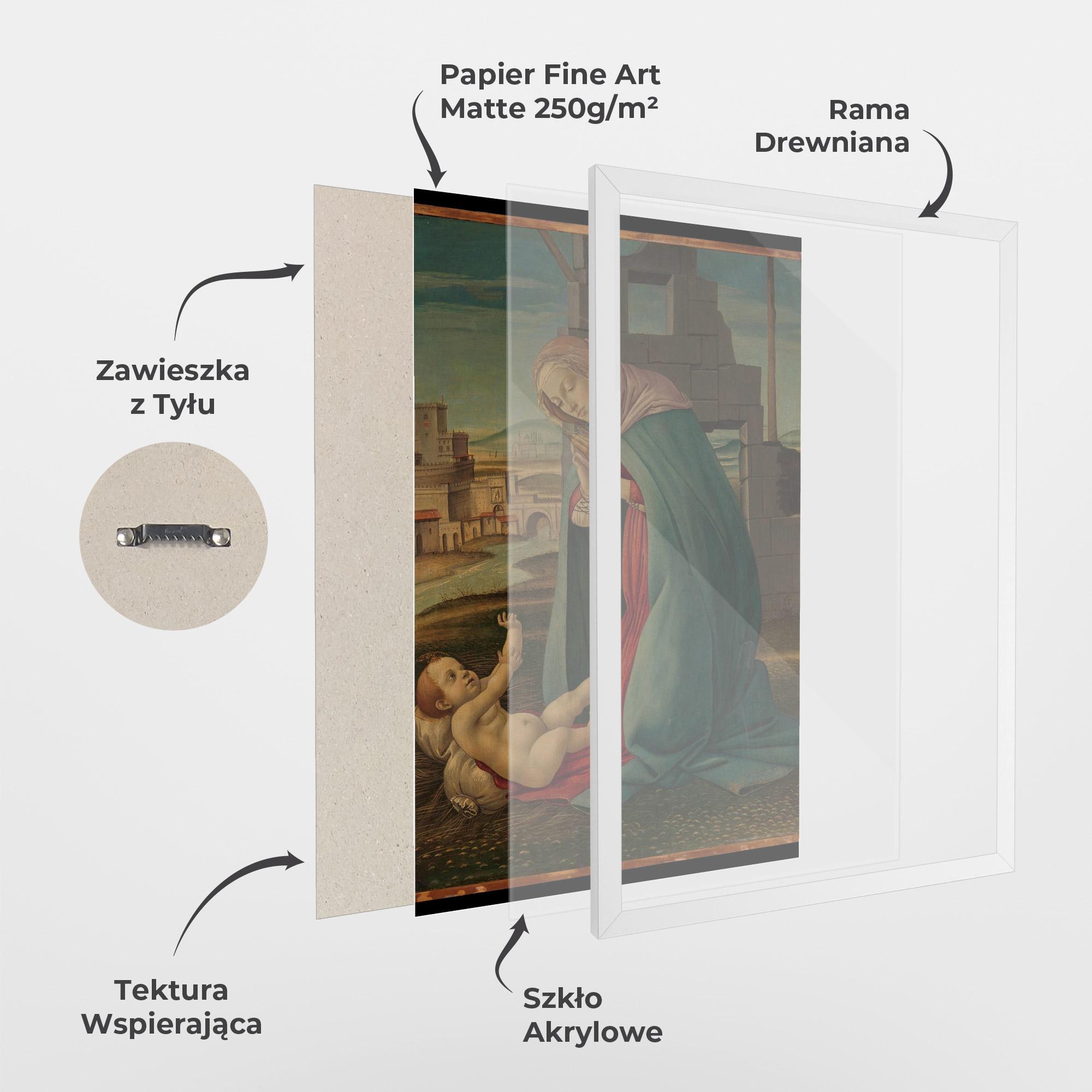 Plakat w Ramie Praying For Baby mockup 1