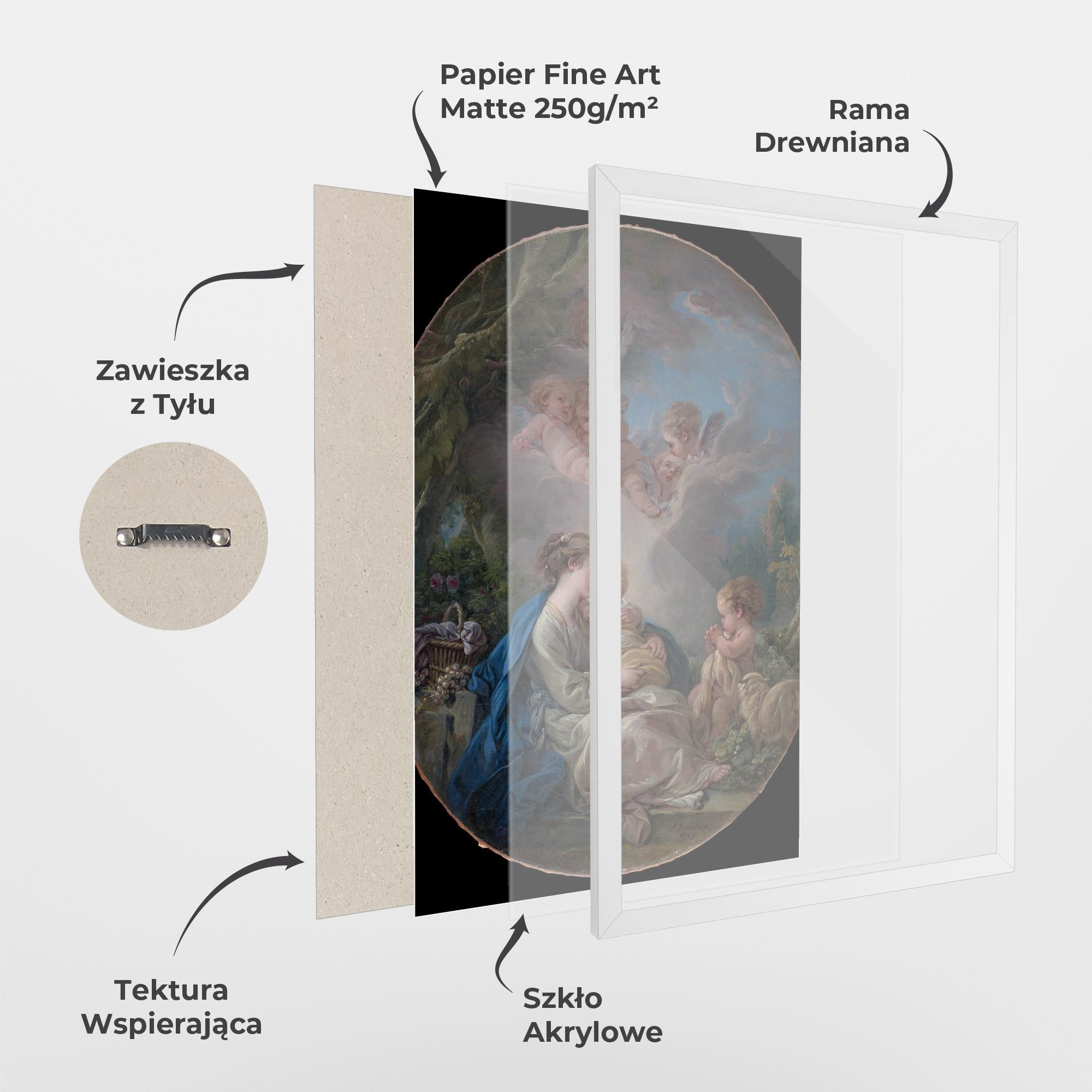 Plakat w Ramie Religious Circle mockup 1