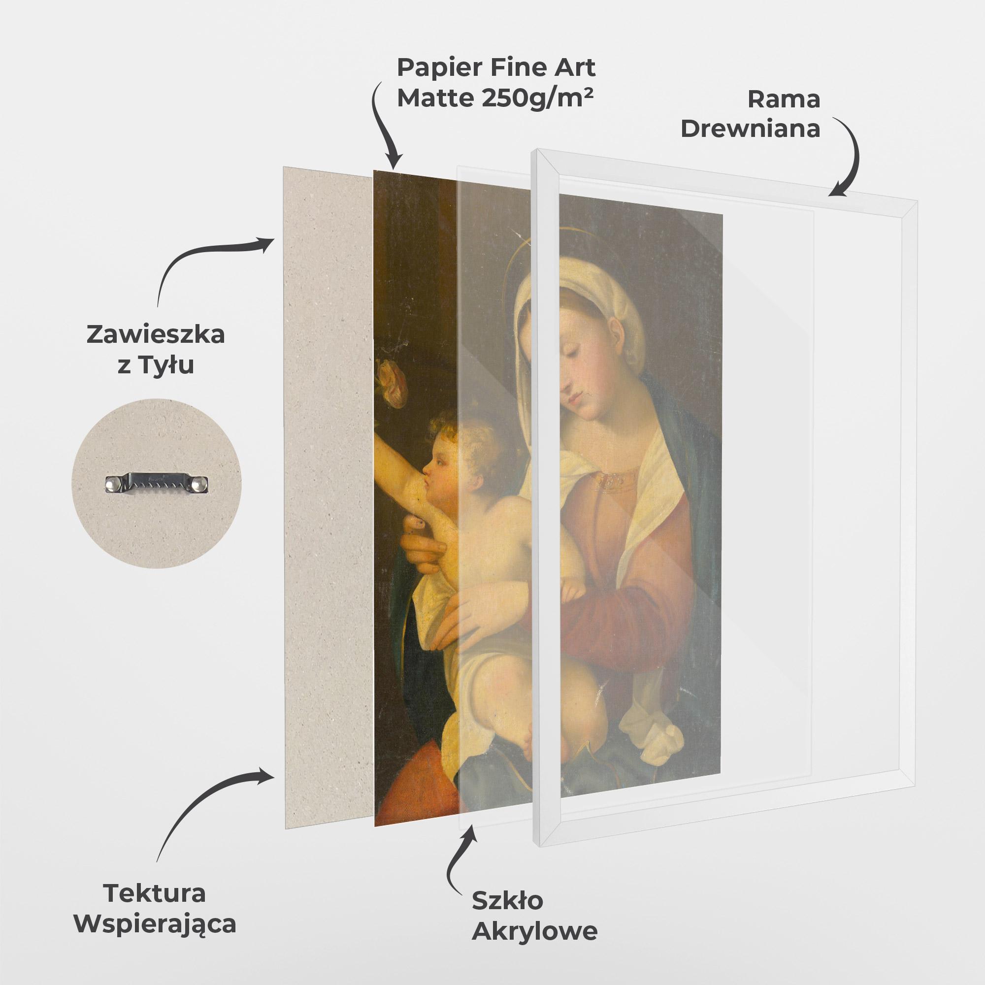 Plakat w Ramie Yellow Light Baby mockup 1