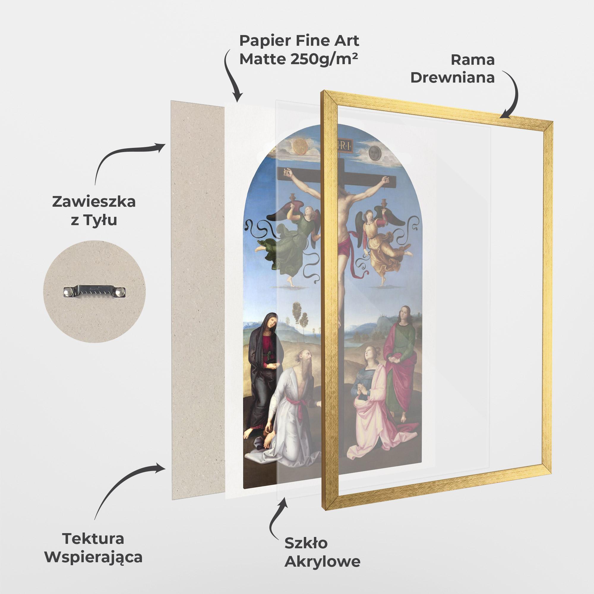 Plakat w Ramie Blue Sky Jesus mockup 1