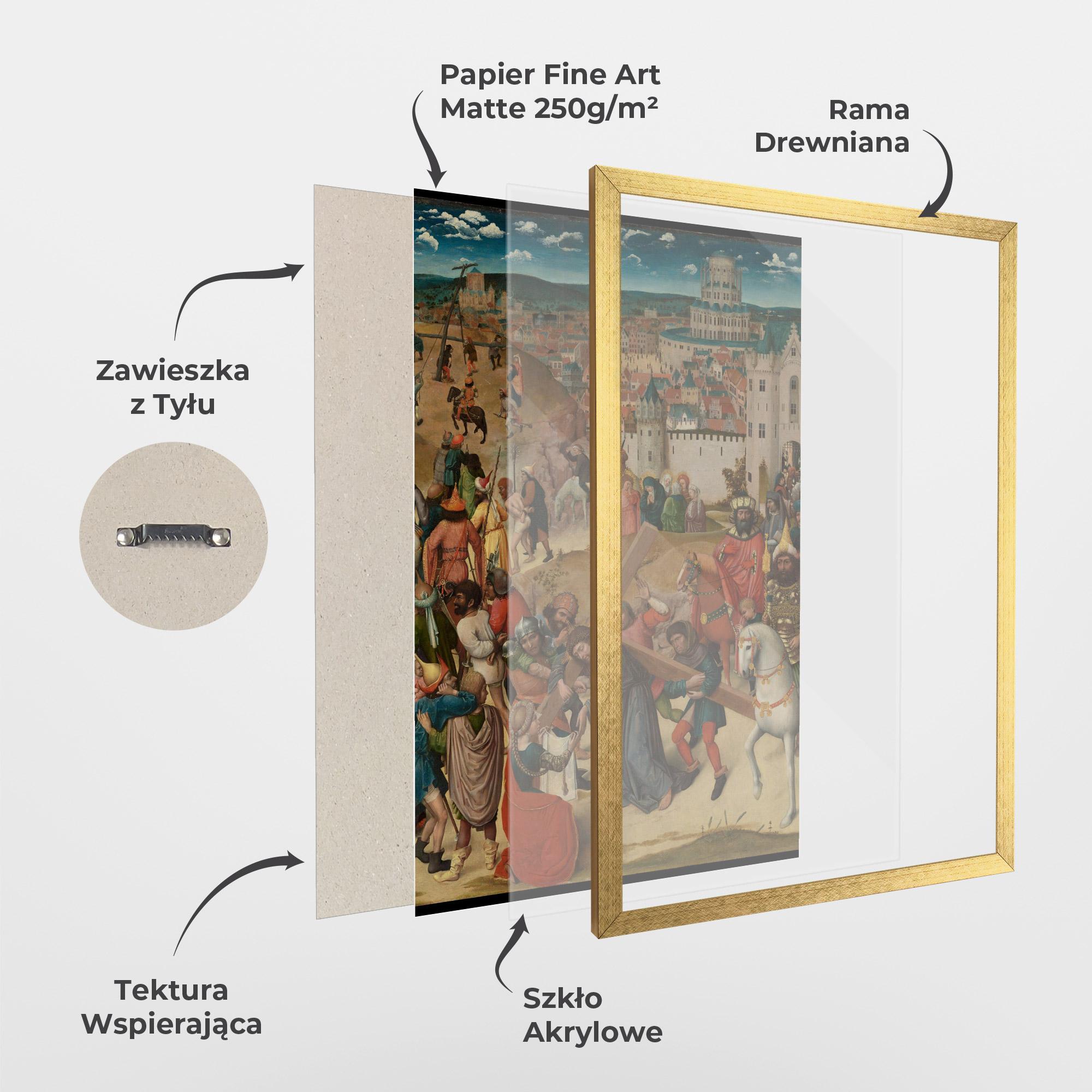 Plakat w Ramie People Holding Cross mockup 1