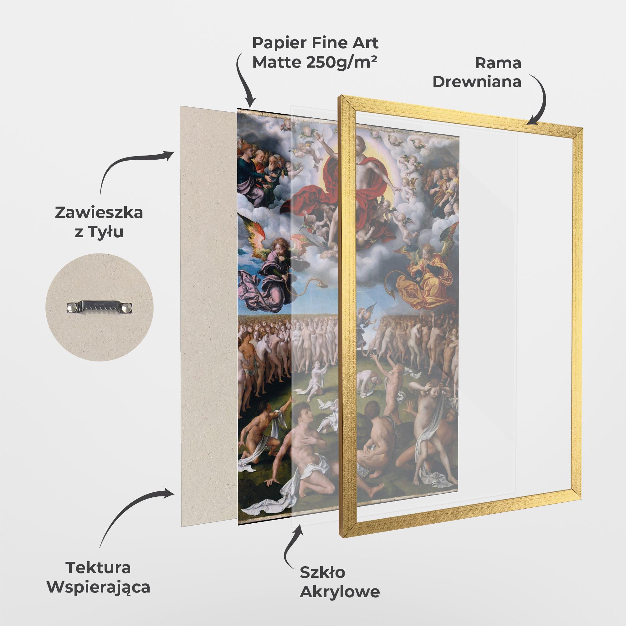 Plakat w Ramie Powerful God mockup 1