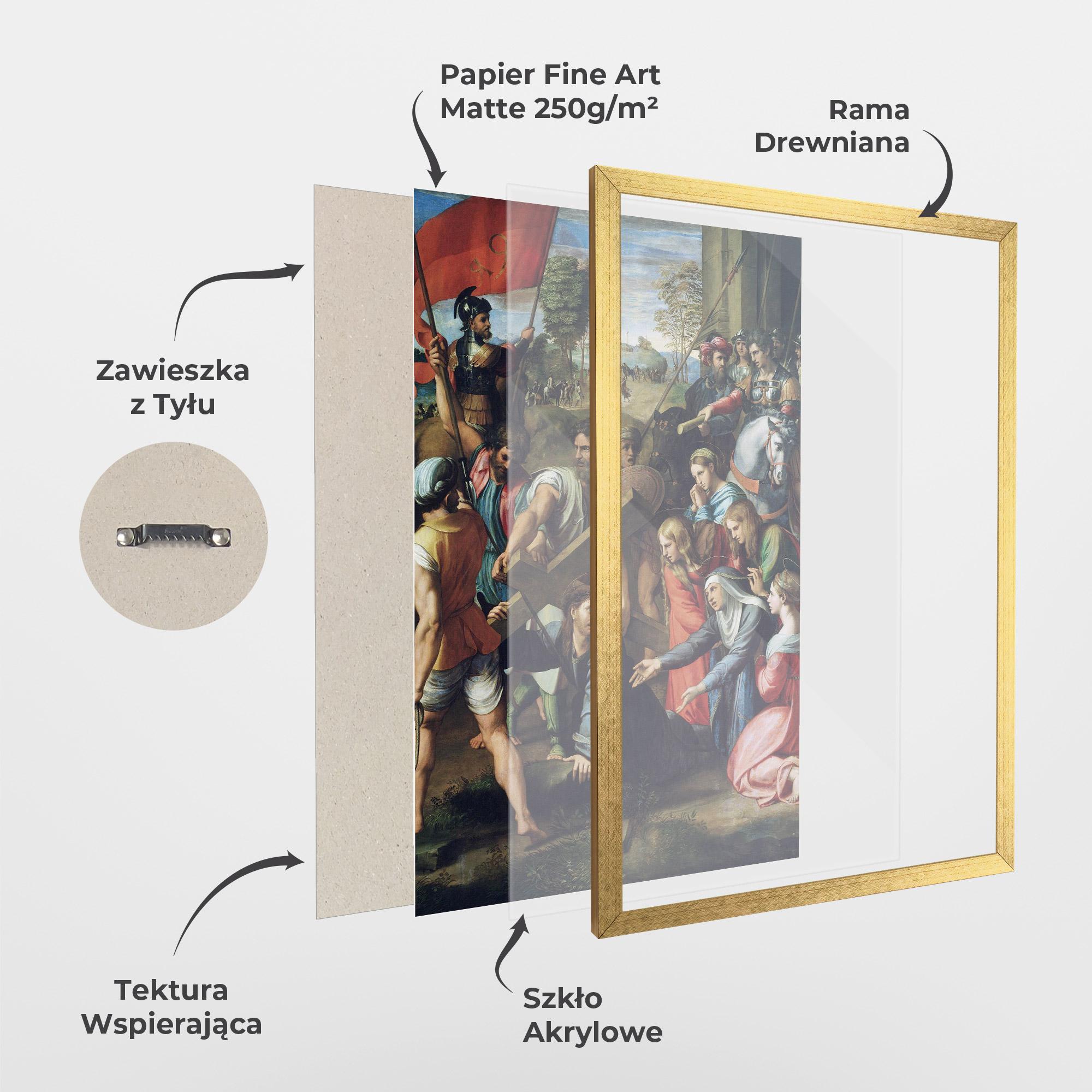 Plakat w Ramie Taking The Cross mockup 1