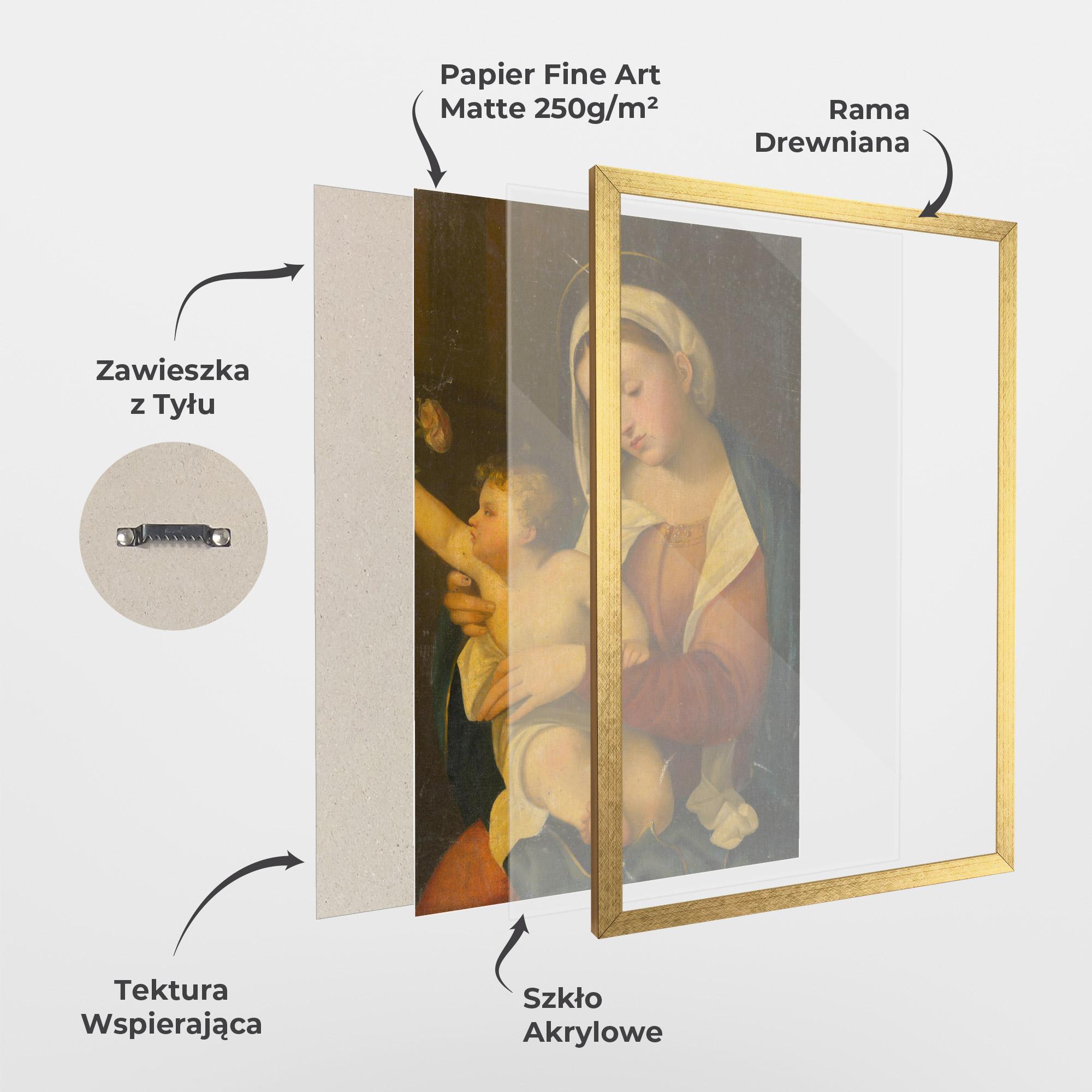 Plakat w Ramie Yellow Light Baby mockup 1