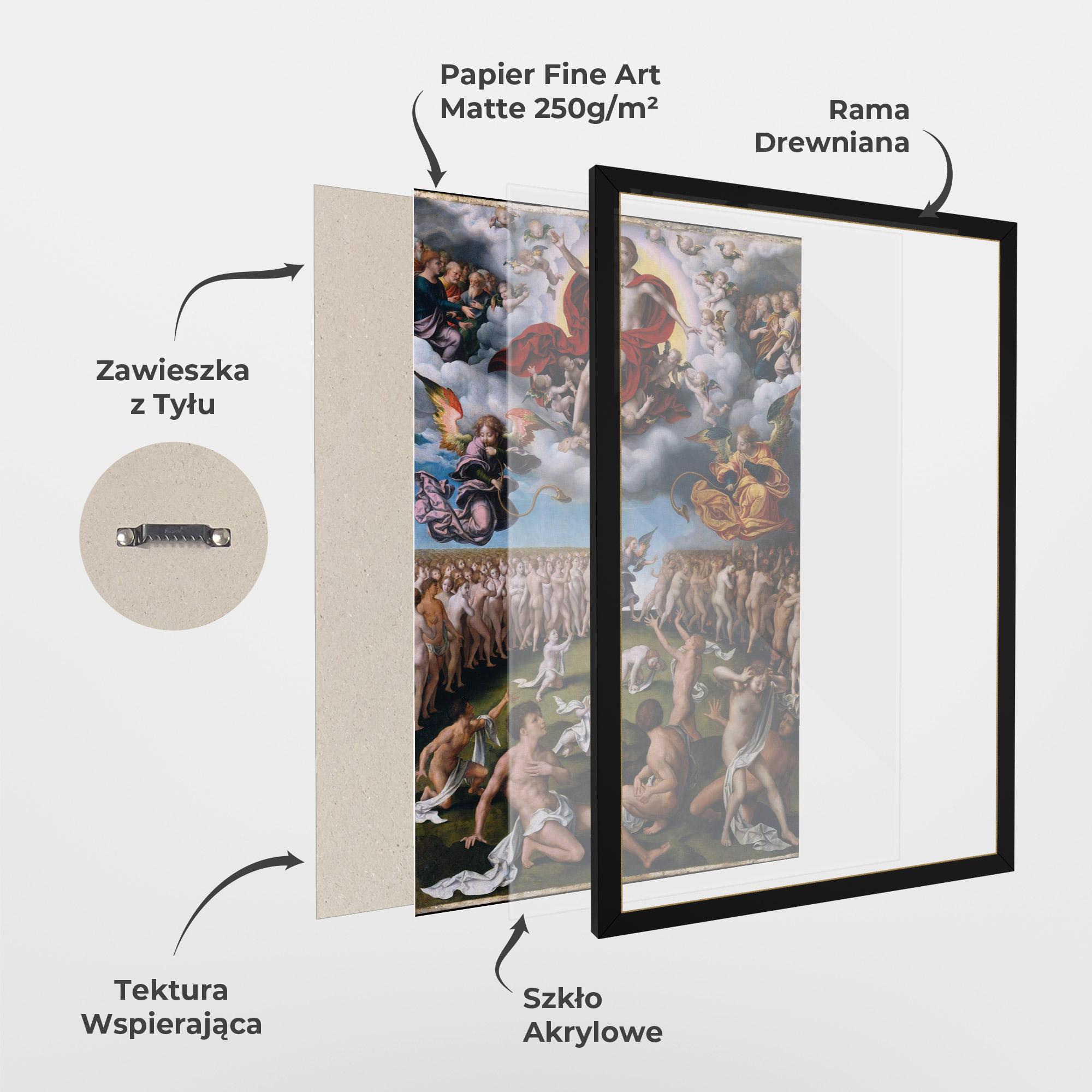 Plakat w Ramie Powerful God mockup 1