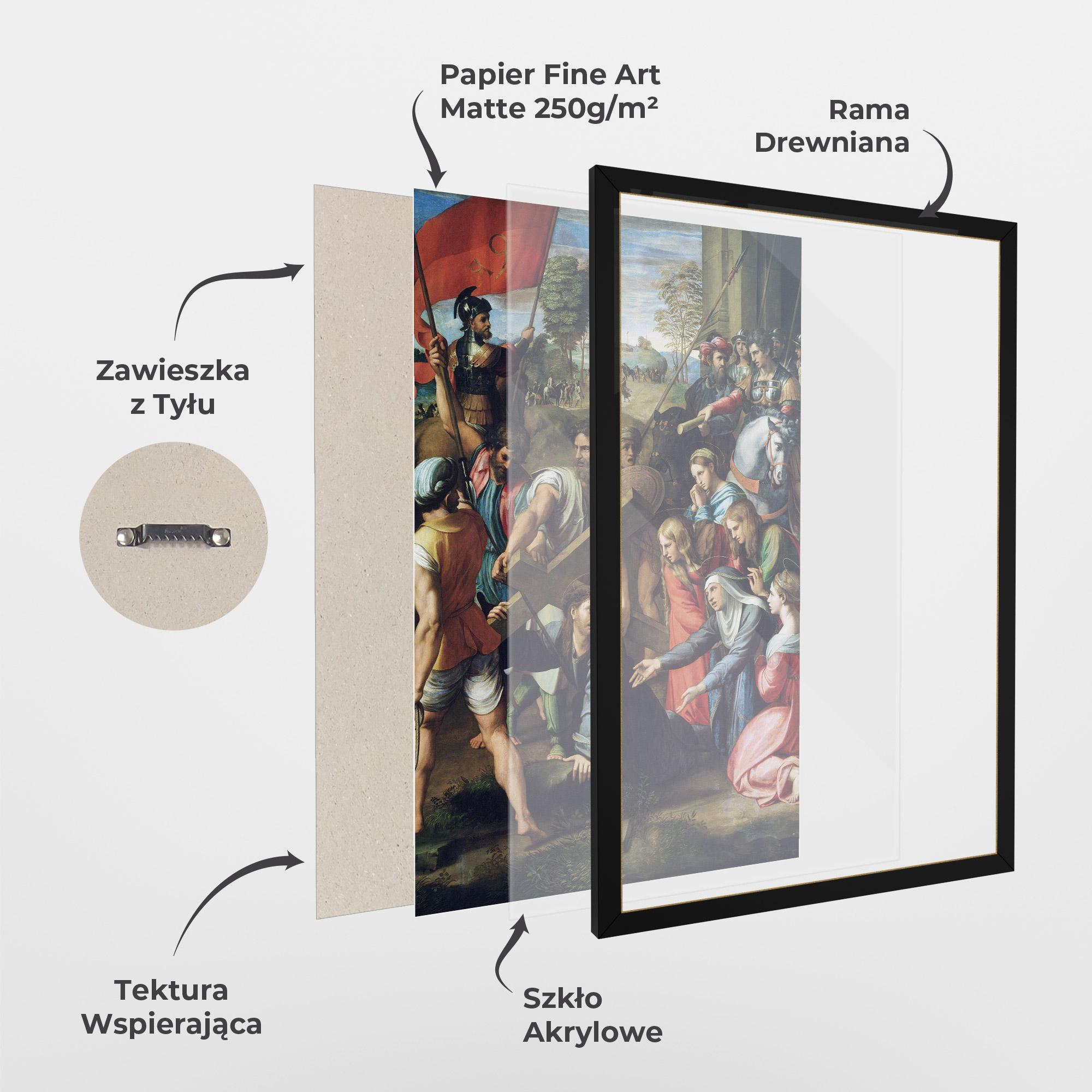 Plakat w Ramie Taking The Cross mockup 1