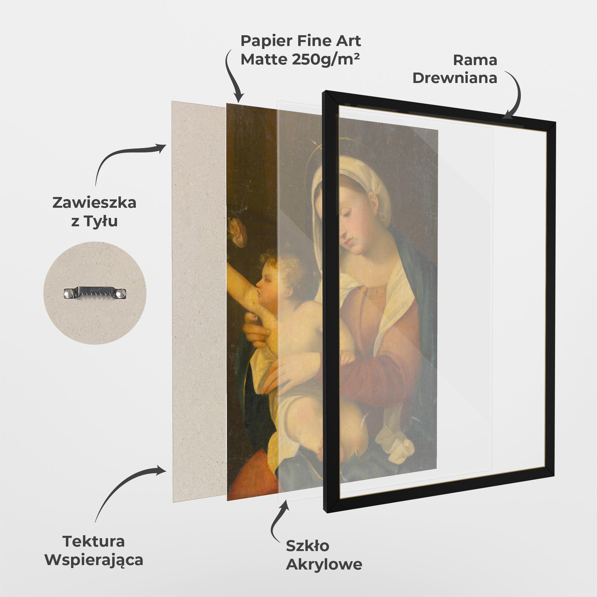 Plakat w Ramie Yellow Light Baby mockup 1