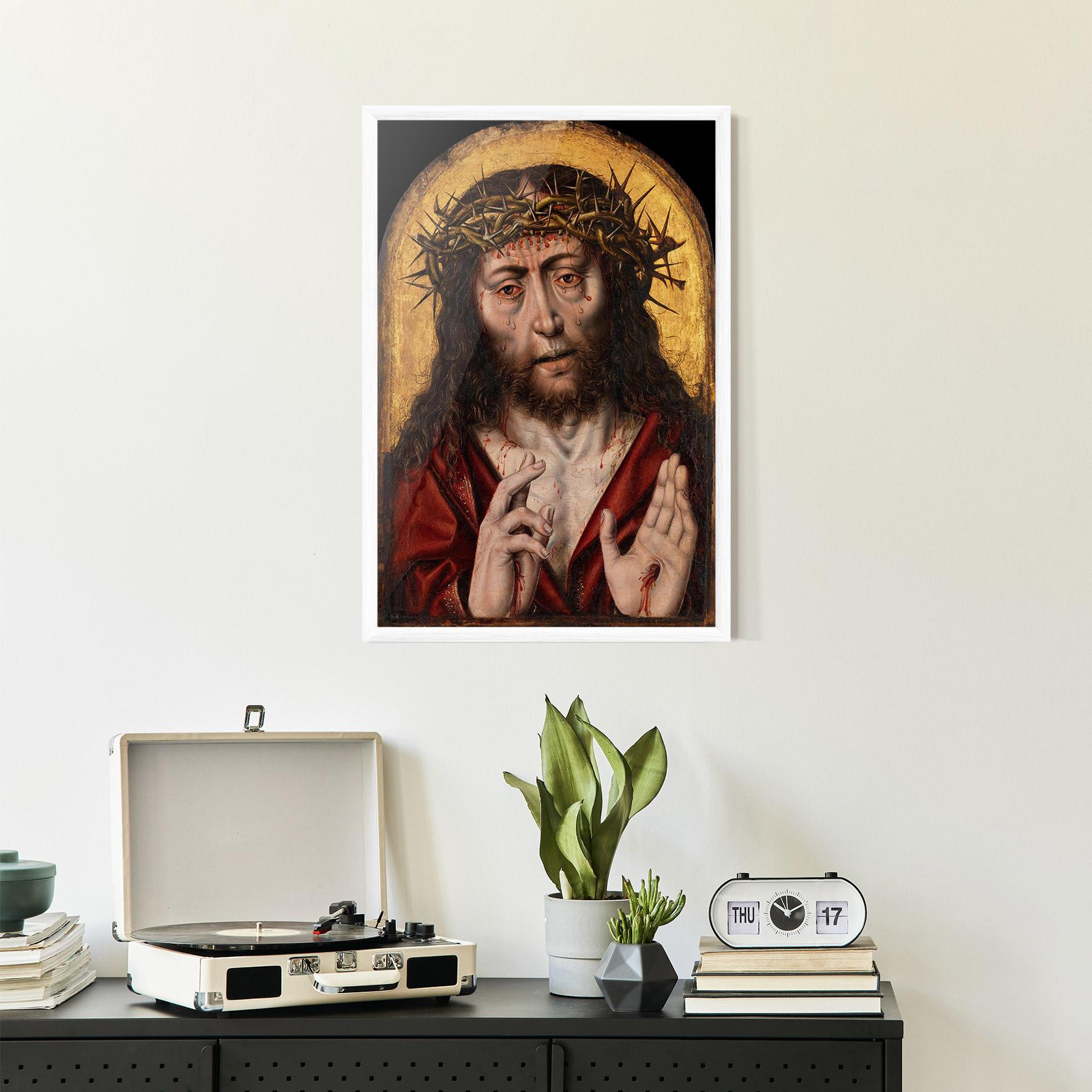 Plakat w Ramie Blood Hand Jesus mockup 2