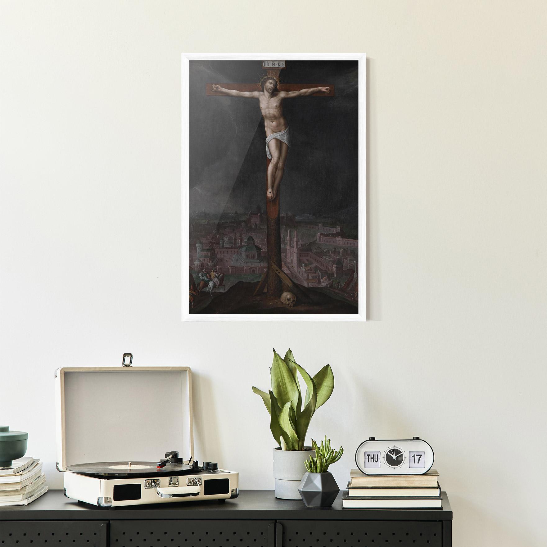 Plakat w Ramie Dark Cloud Jesus mockup 2