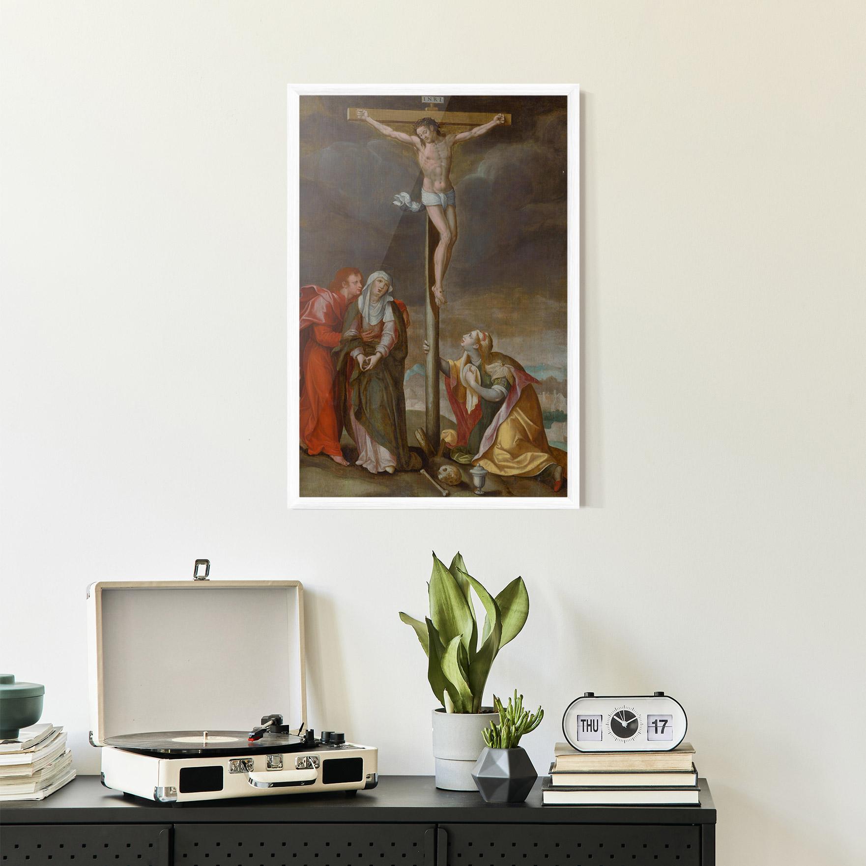 Plakat w Ramie Old Cross Jesus mockup 2