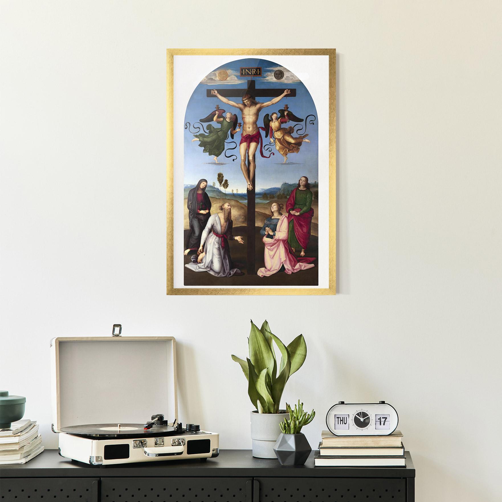 Plakat w Ramie Blue Sky Jesus mockup 2