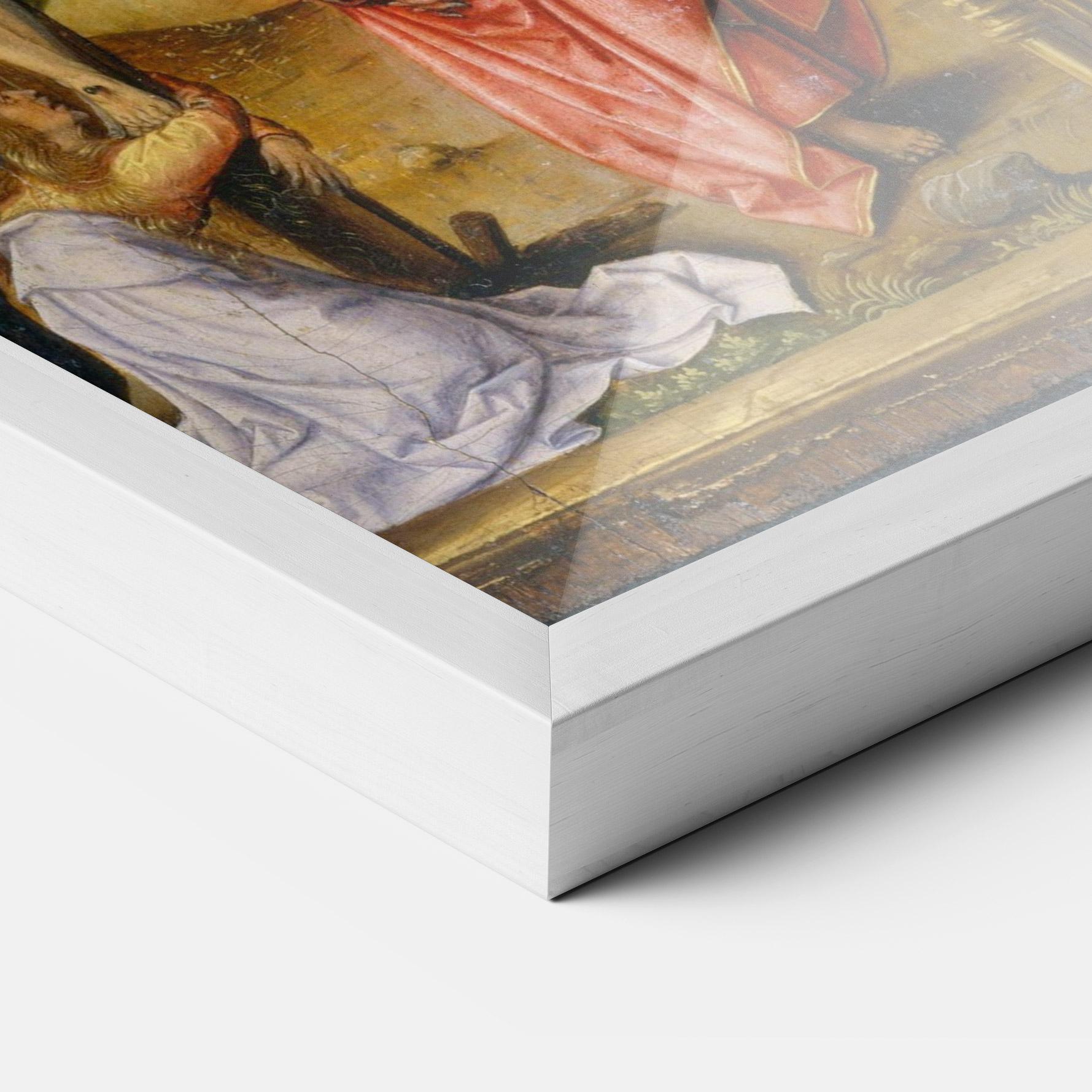 Plakat w Ramie Gold Window View mockup 3