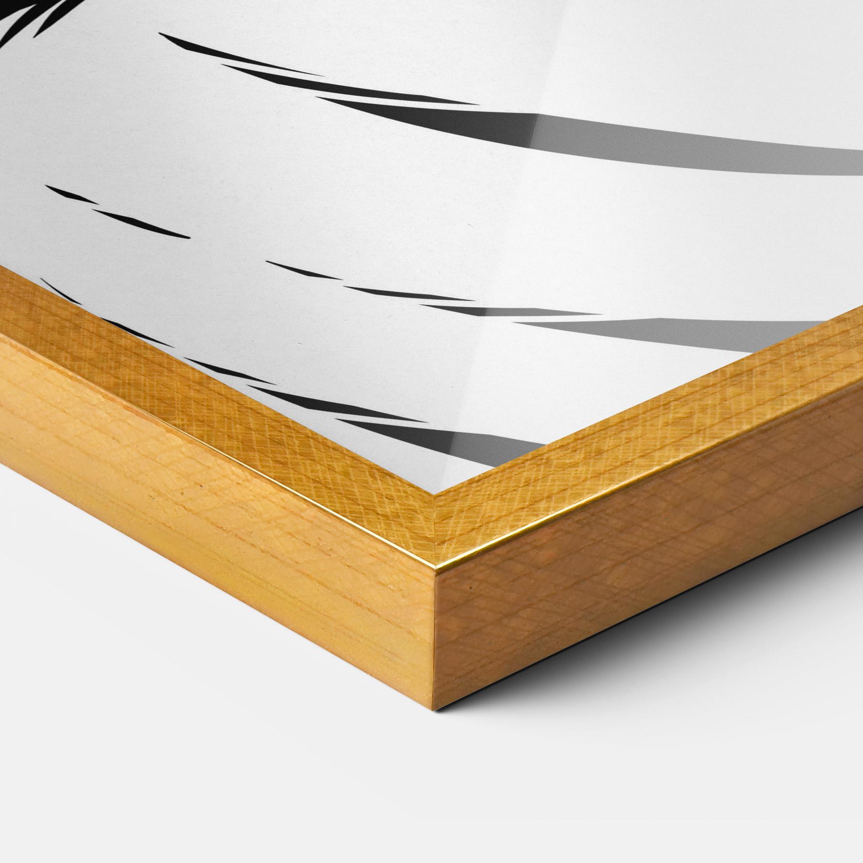 Plakat w Ramie Black White Jesus mockup 3