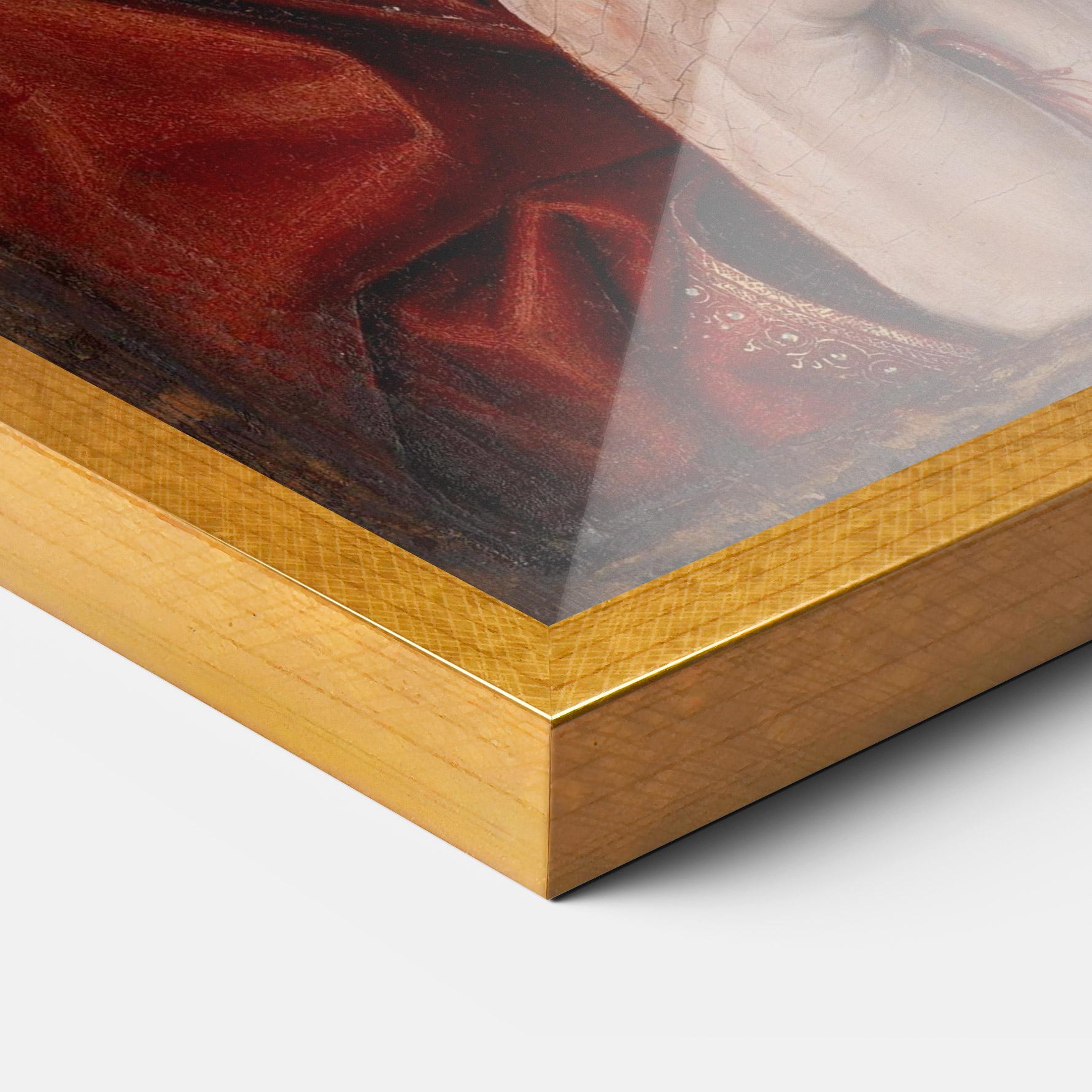 Plakat w Ramie Blood Hand Jesus mockup 3