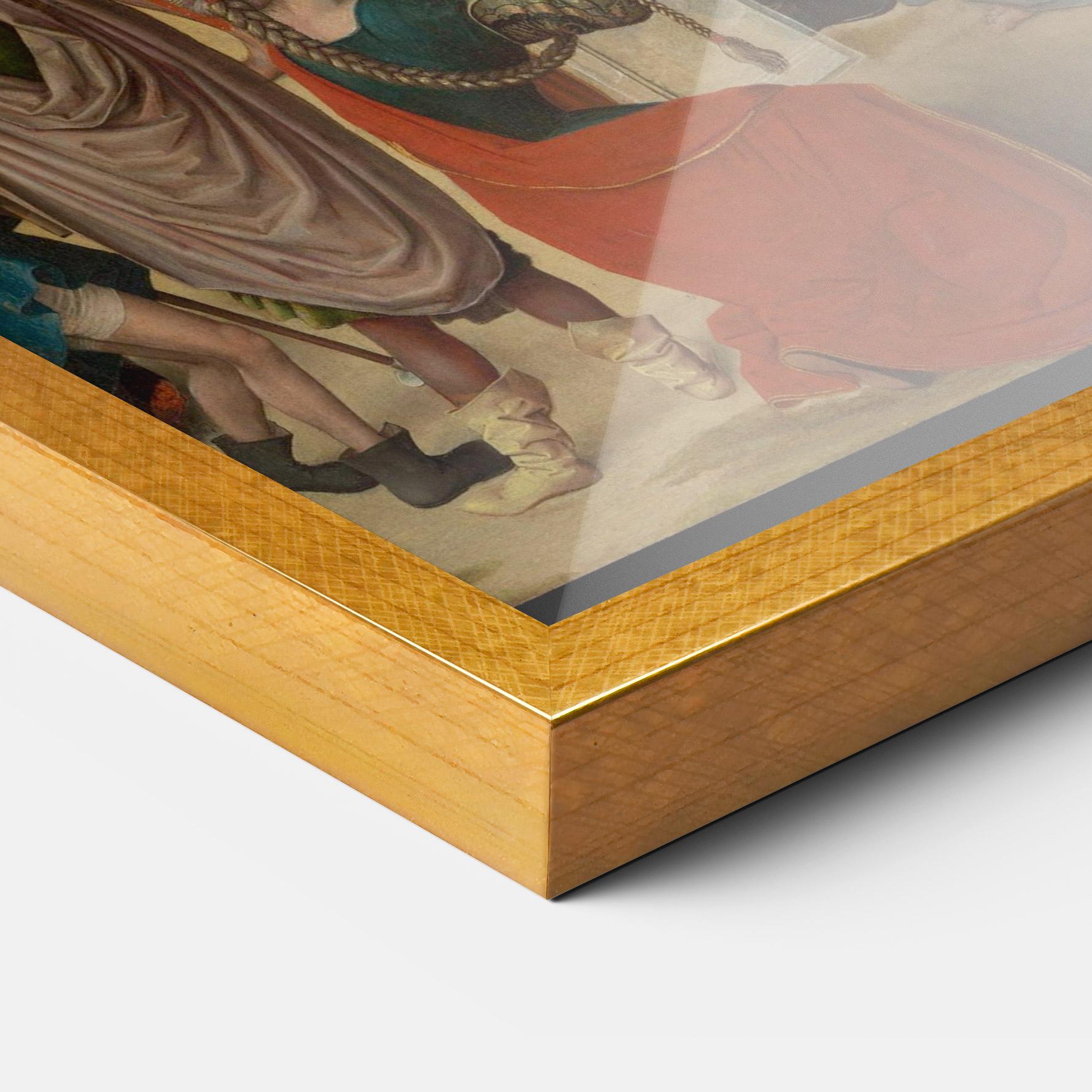 Plakat w Ramie People Holding Cross mockup 3