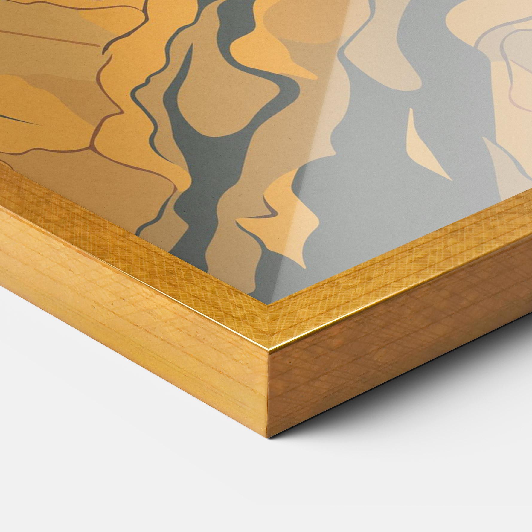 Plakat w Ramie Sunset Jesus mockup 3