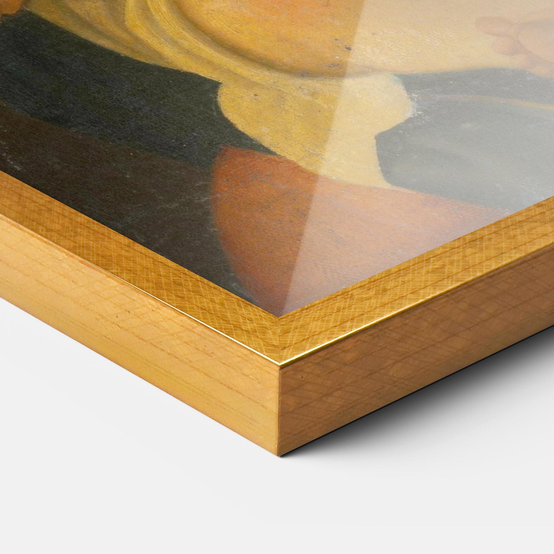 Plakat w Ramie Yellow Light Baby mockup 3