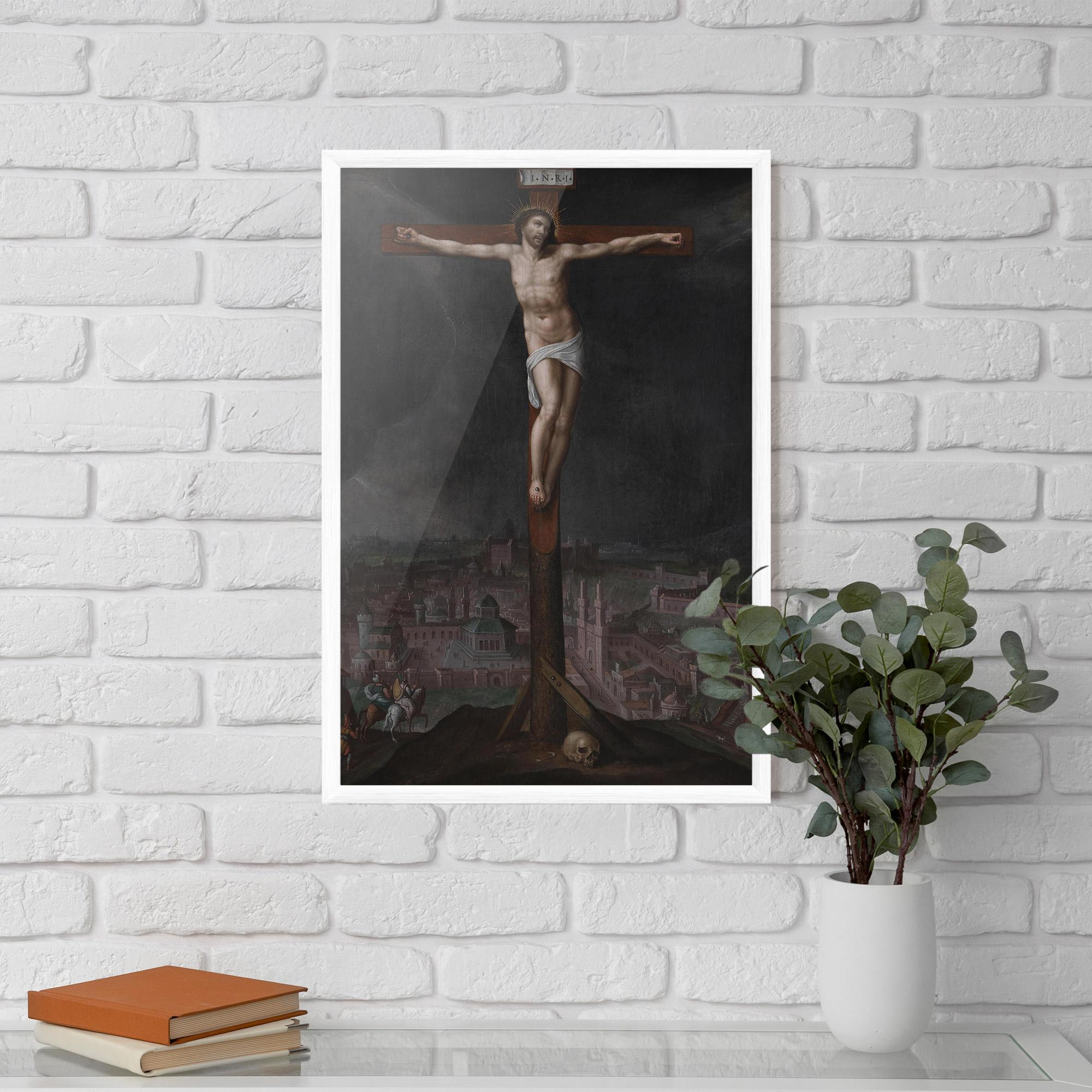Plakat w Ramie Dark Cloud Jesus mockup 5