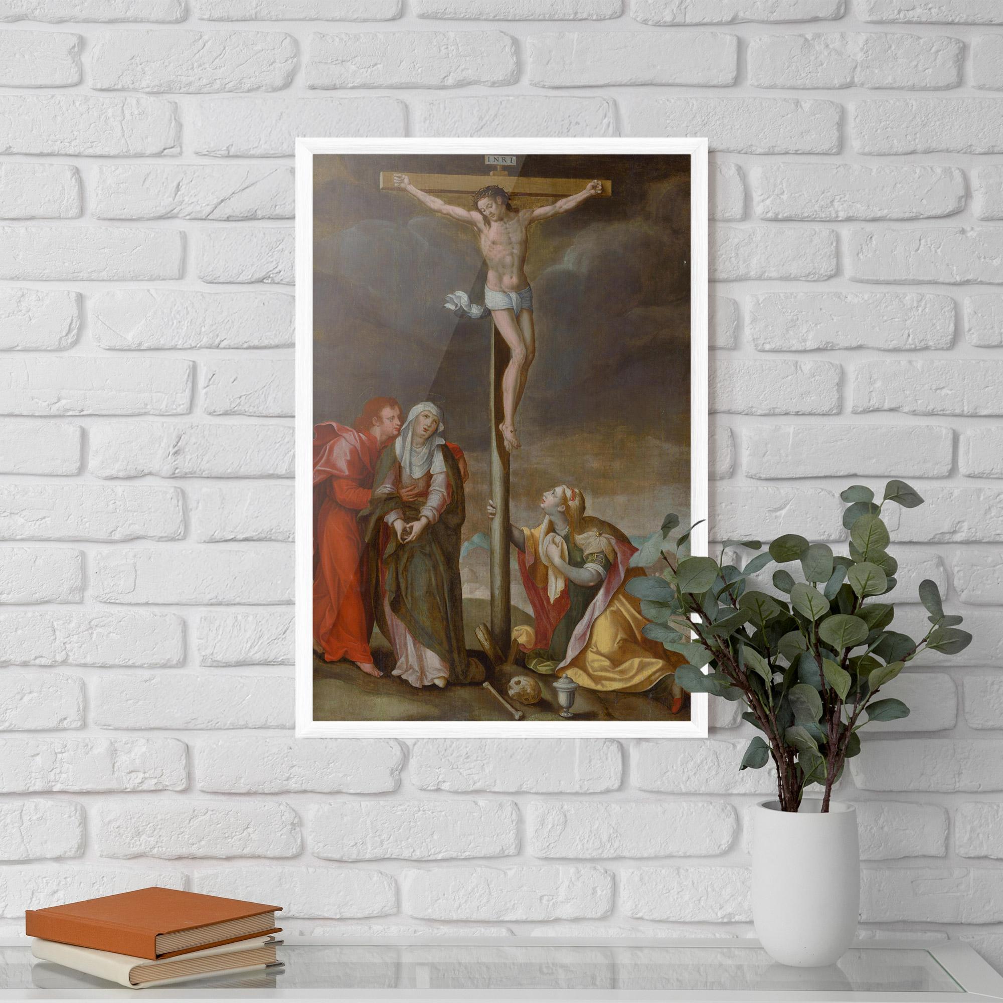 Plakat w Ramie Old Cross Jesus mockup 5