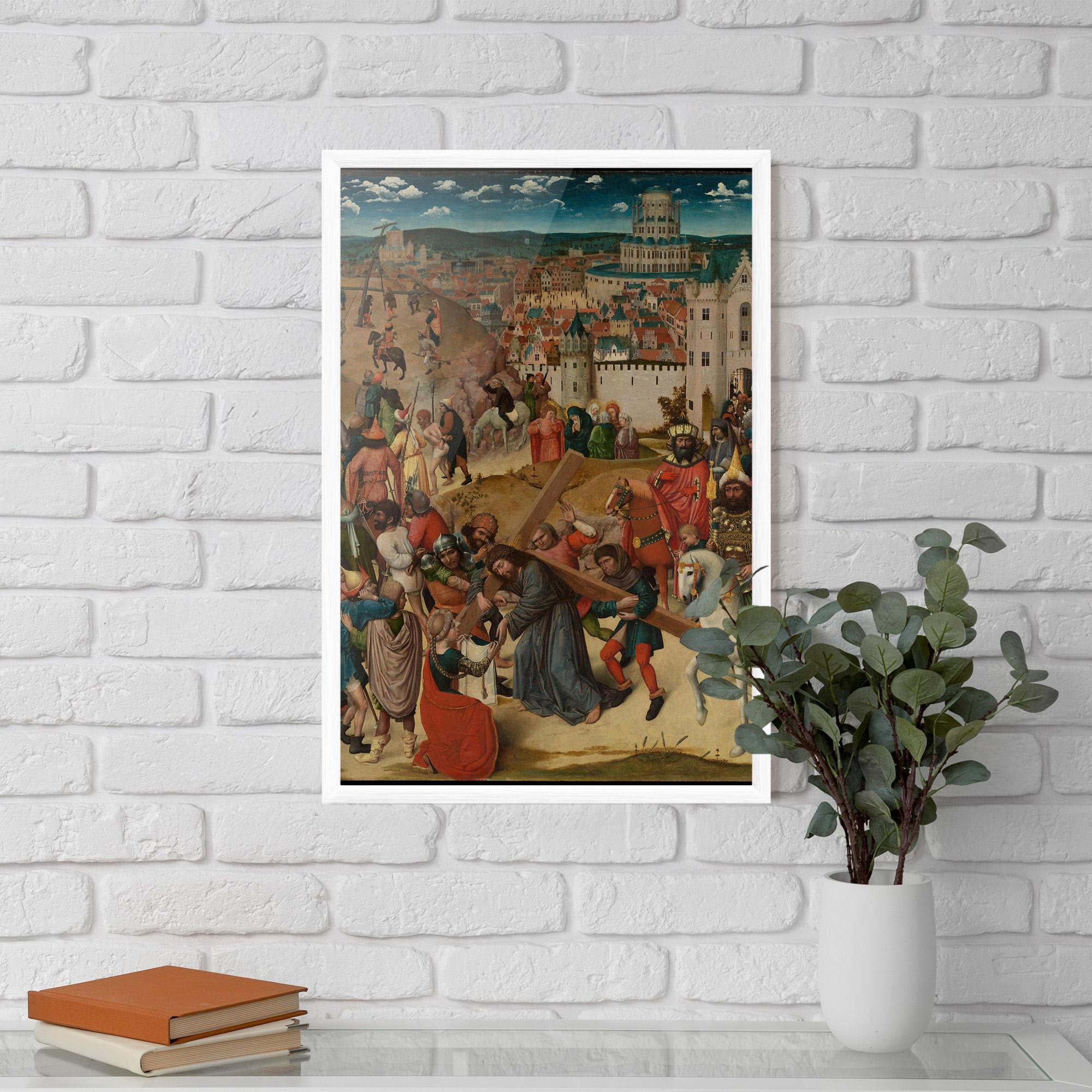 Plakat w Ramie People Holding Cross mockup 5