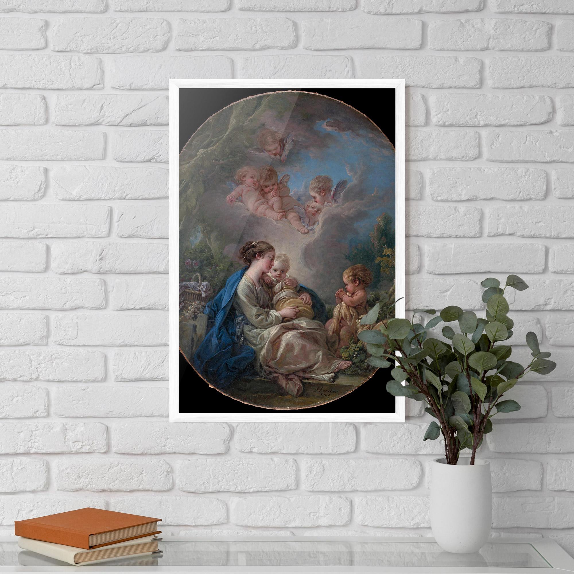 Plakat w Ramie Religious Circle mockup 5