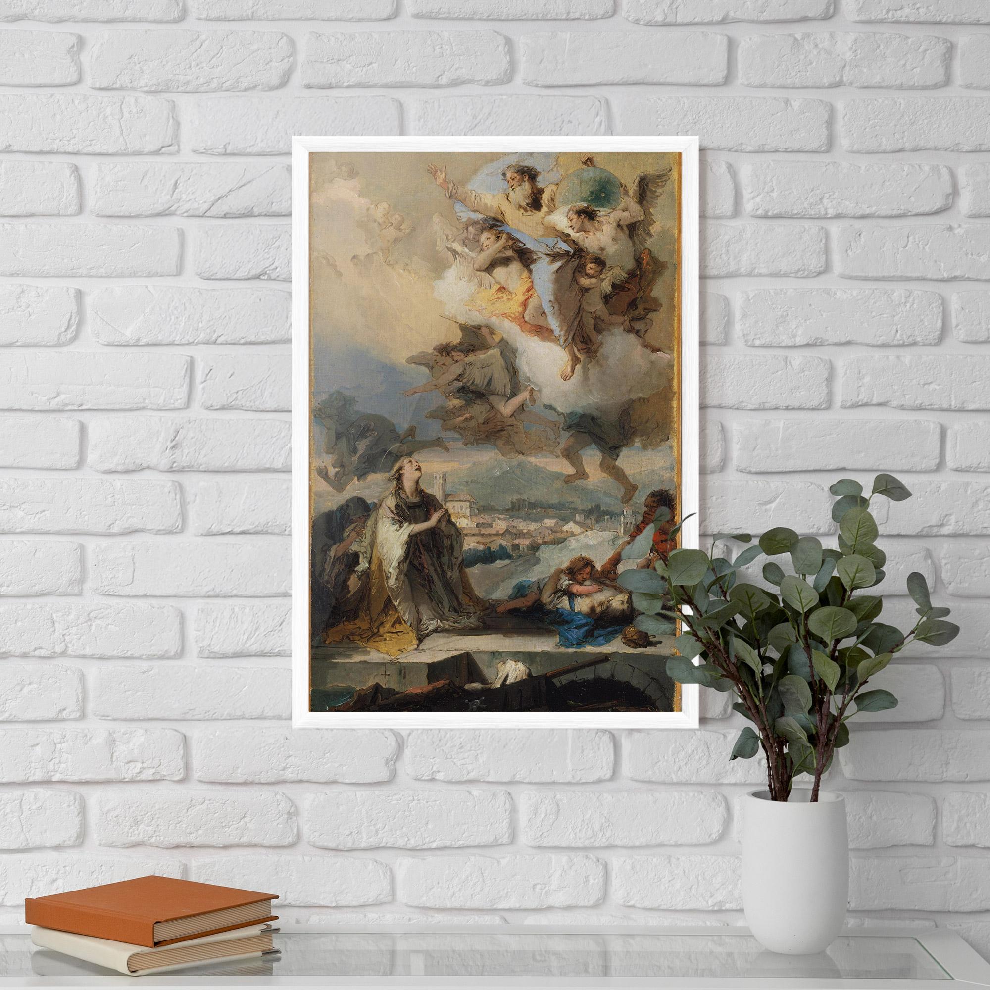 Plakat w Ramie Sky Angel Art mockup 5