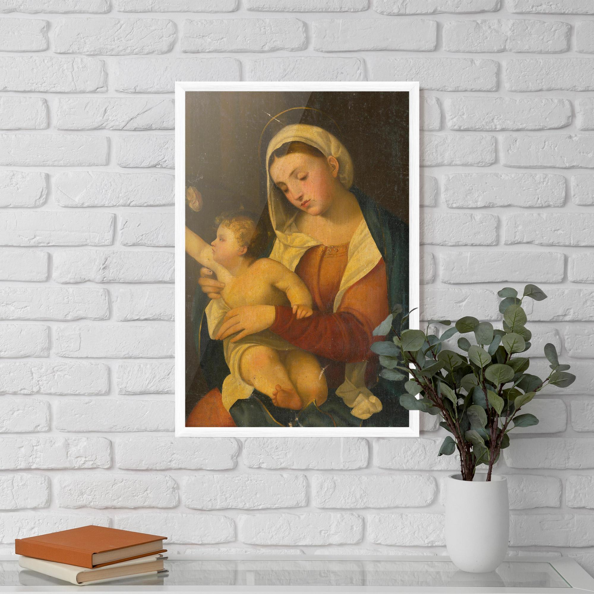 Plakat w Ramie Yellow Light Baby mockup 5