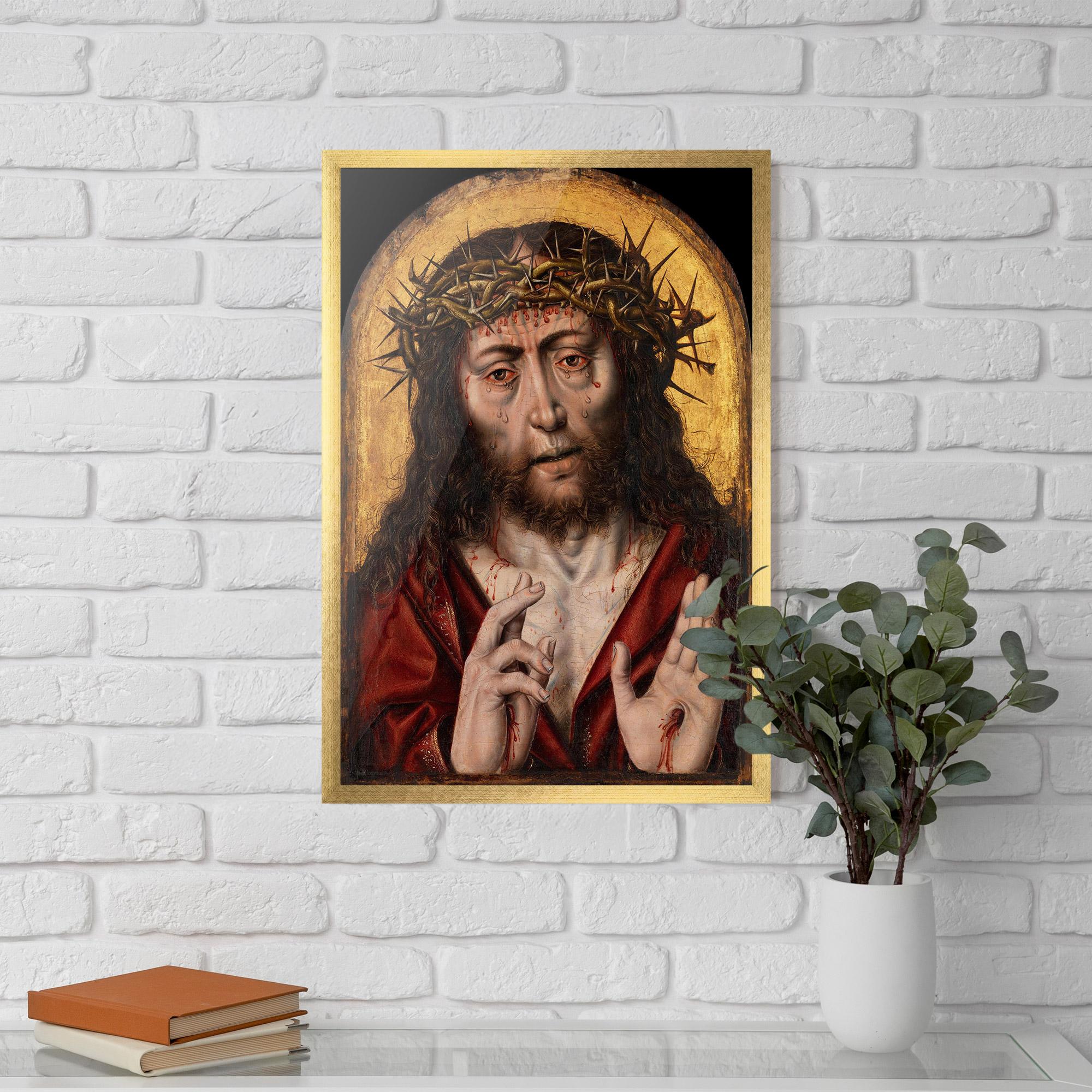 Plakat w Ramie Blood Hand Jesus mockup 5