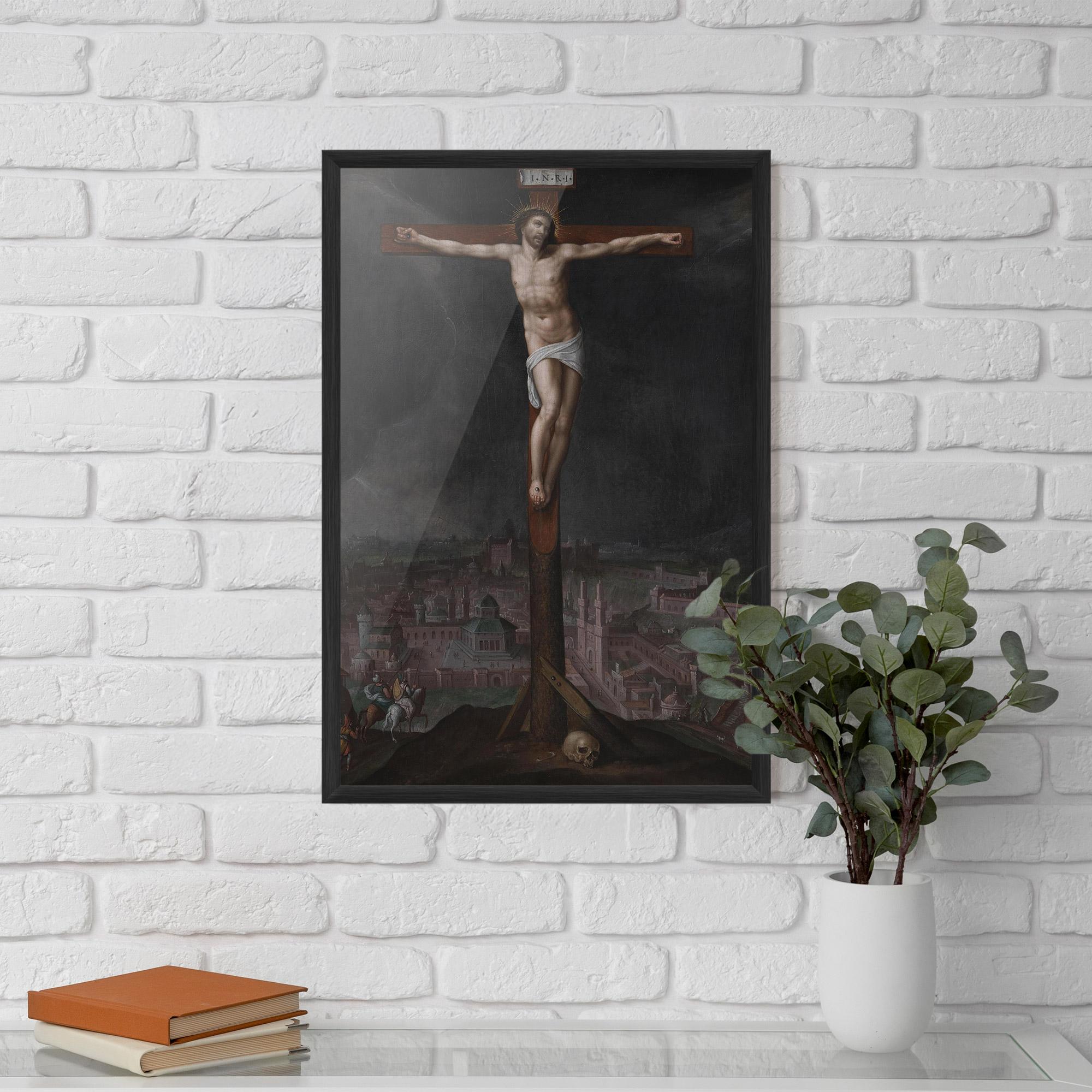 Plakat w Ramie Dark Cloud Jesus mockup 5