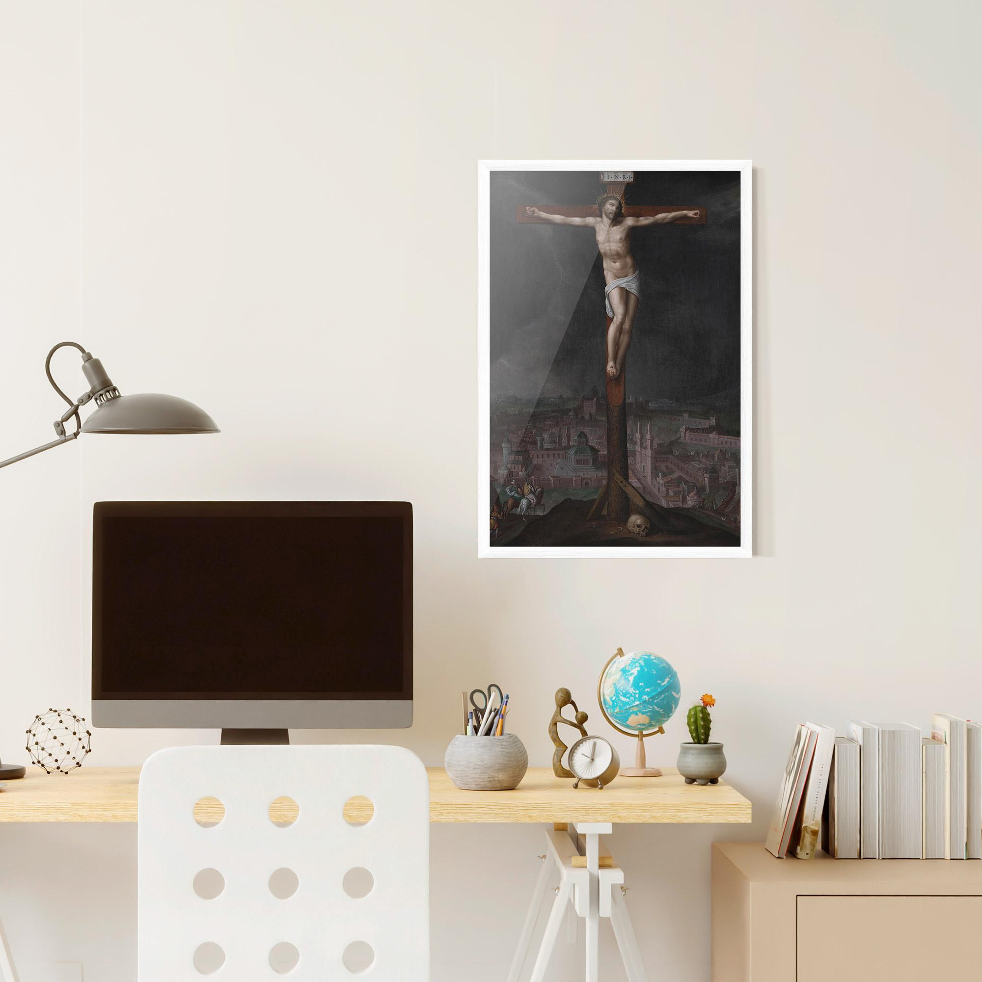 Plakat w Ramie Dark Cloud Jesus mockup 6