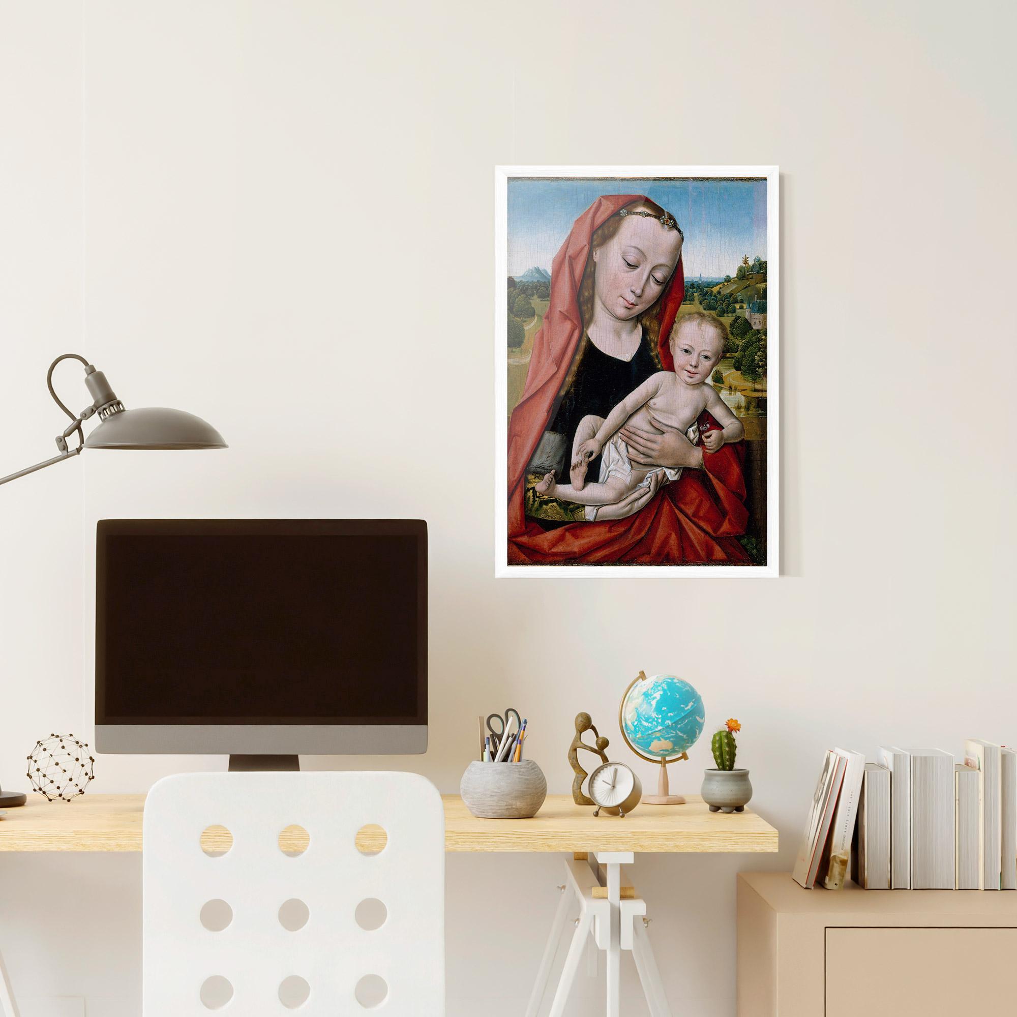Plakat w Ramie Little Religious Baby mockup 6