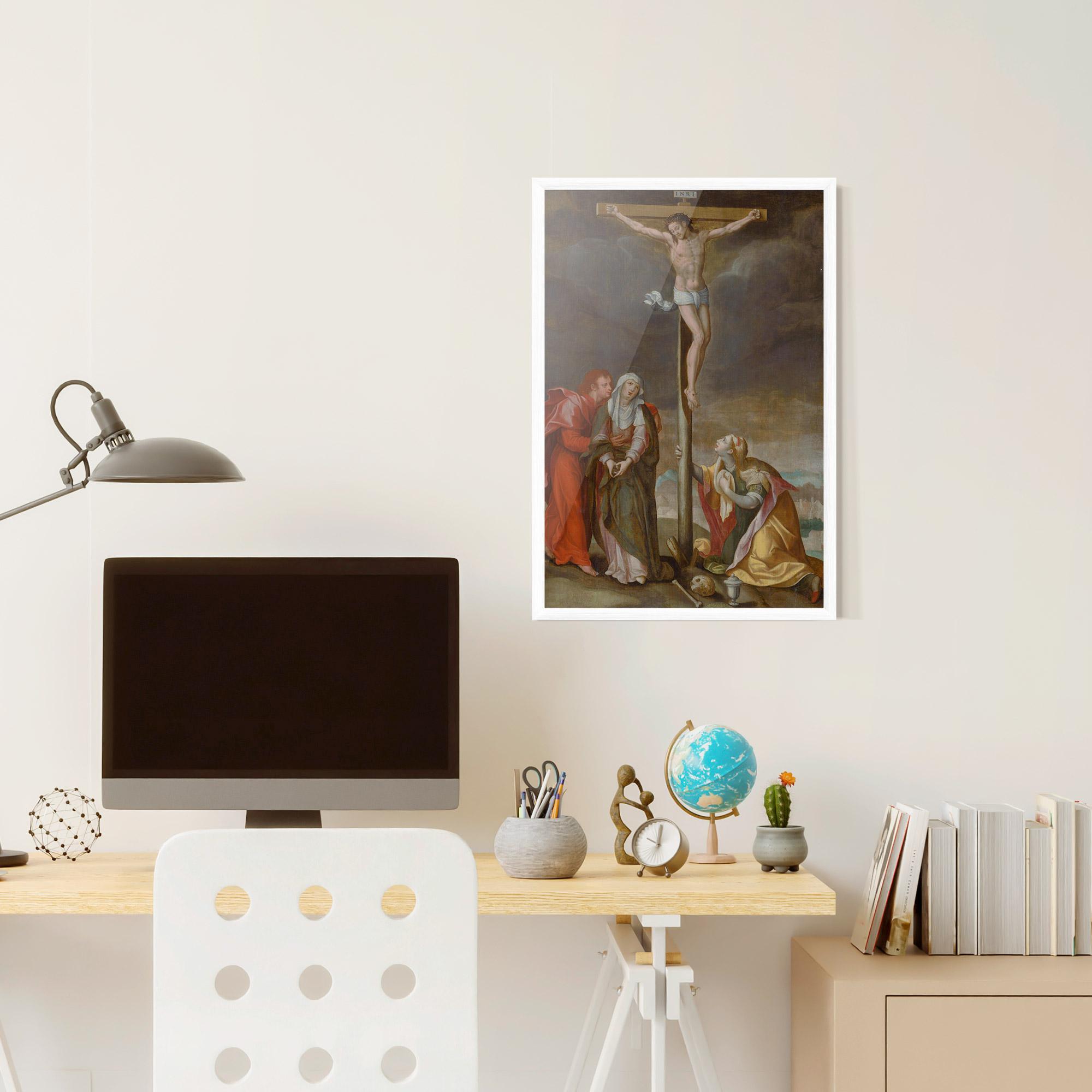 Plakat w Ramie Old Cross Jesus mockup 6