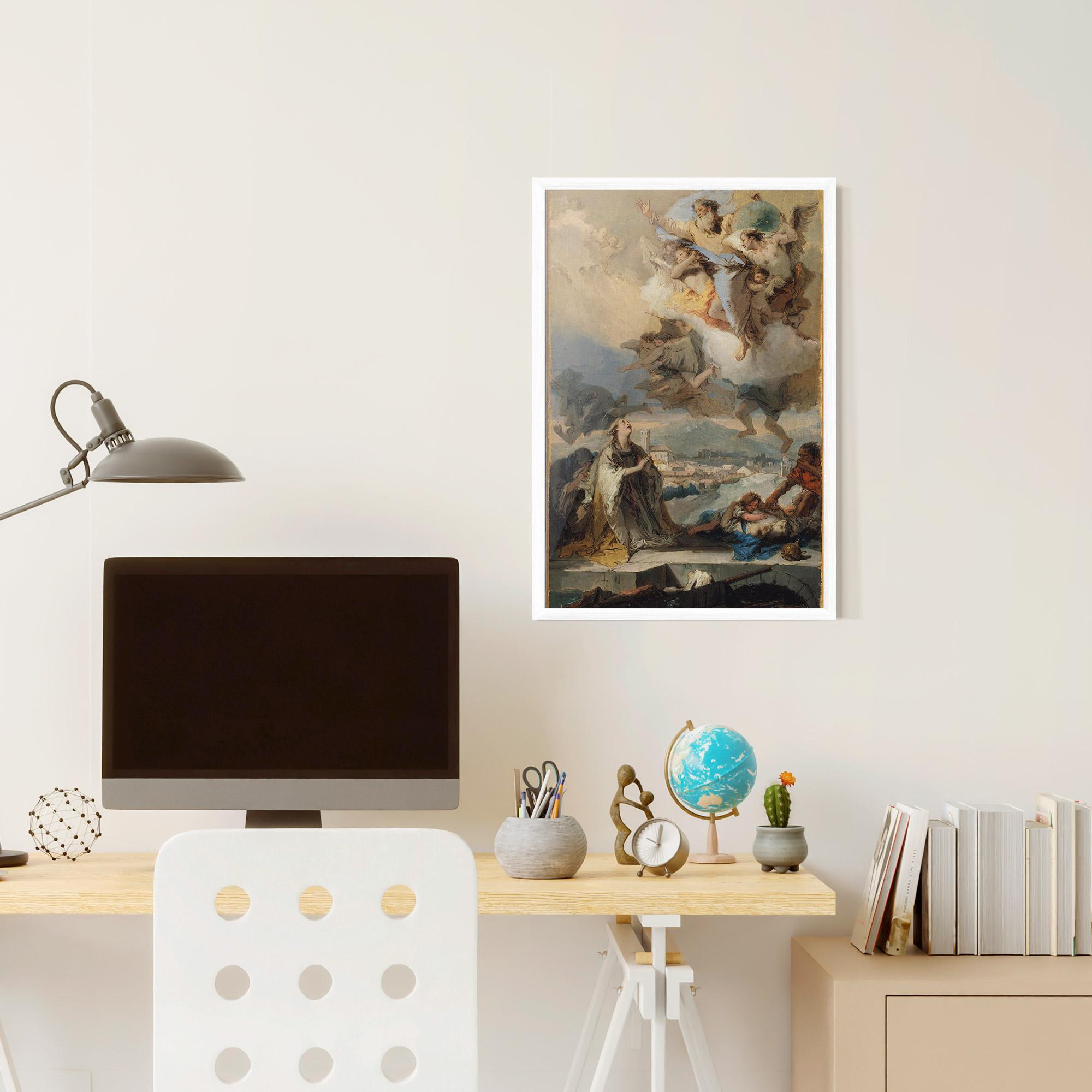 Plakat w Ramie Sky Angel Art mockup 6