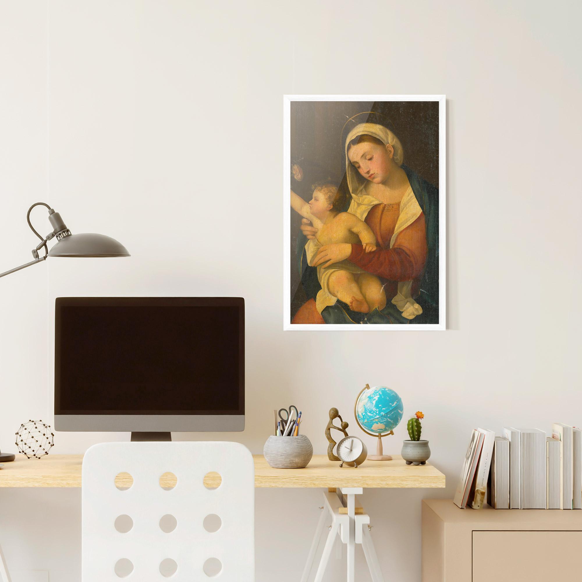 Plakat w Ramie Yellow Light Baby mockup 6