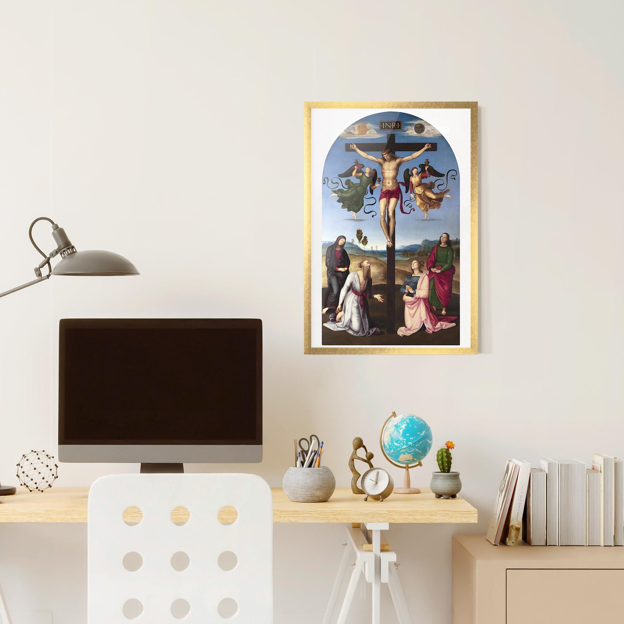 Plakat w Ramie Blue Sky Jesus mockup 6