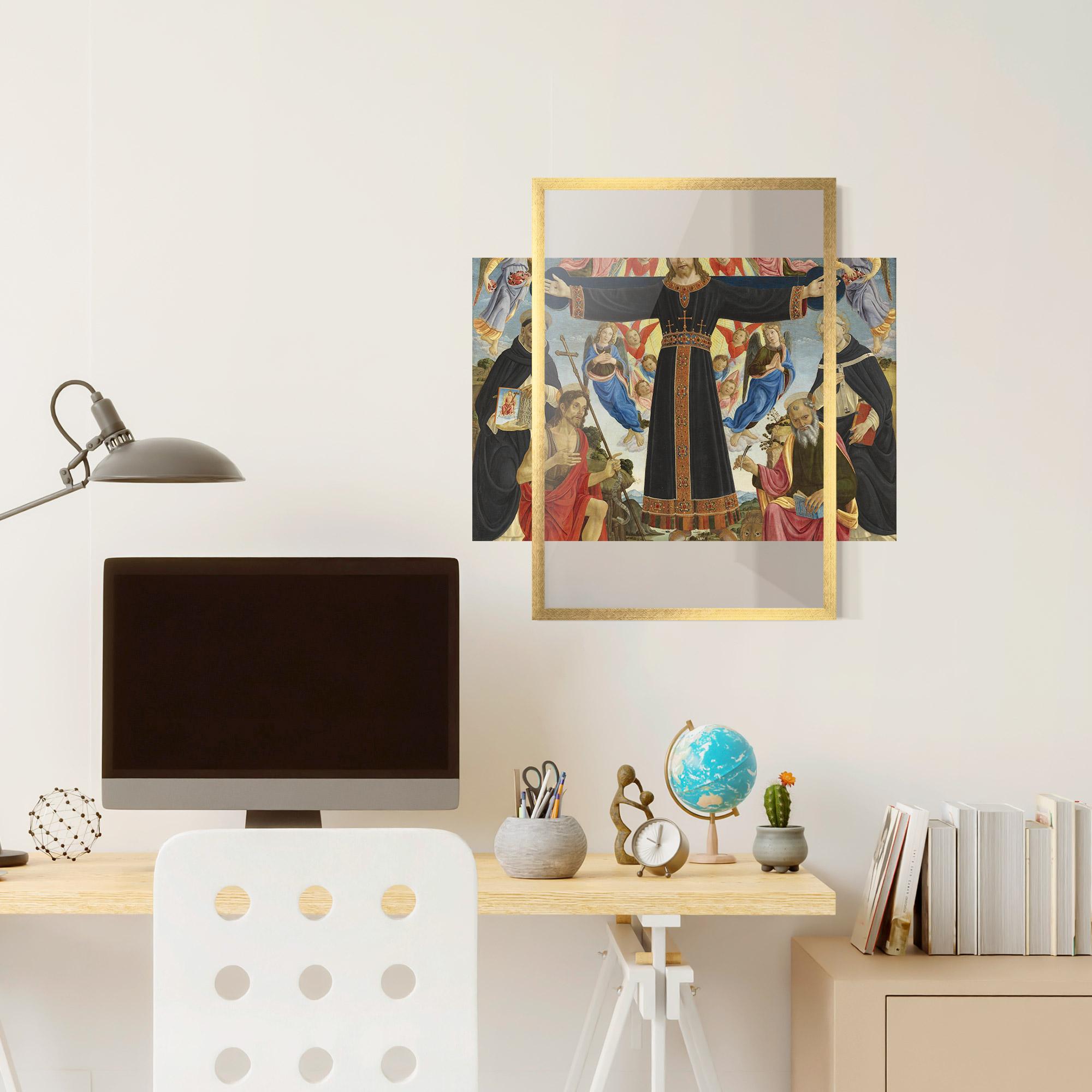 Plakat w Ramie Open Divine Arms mockup 6