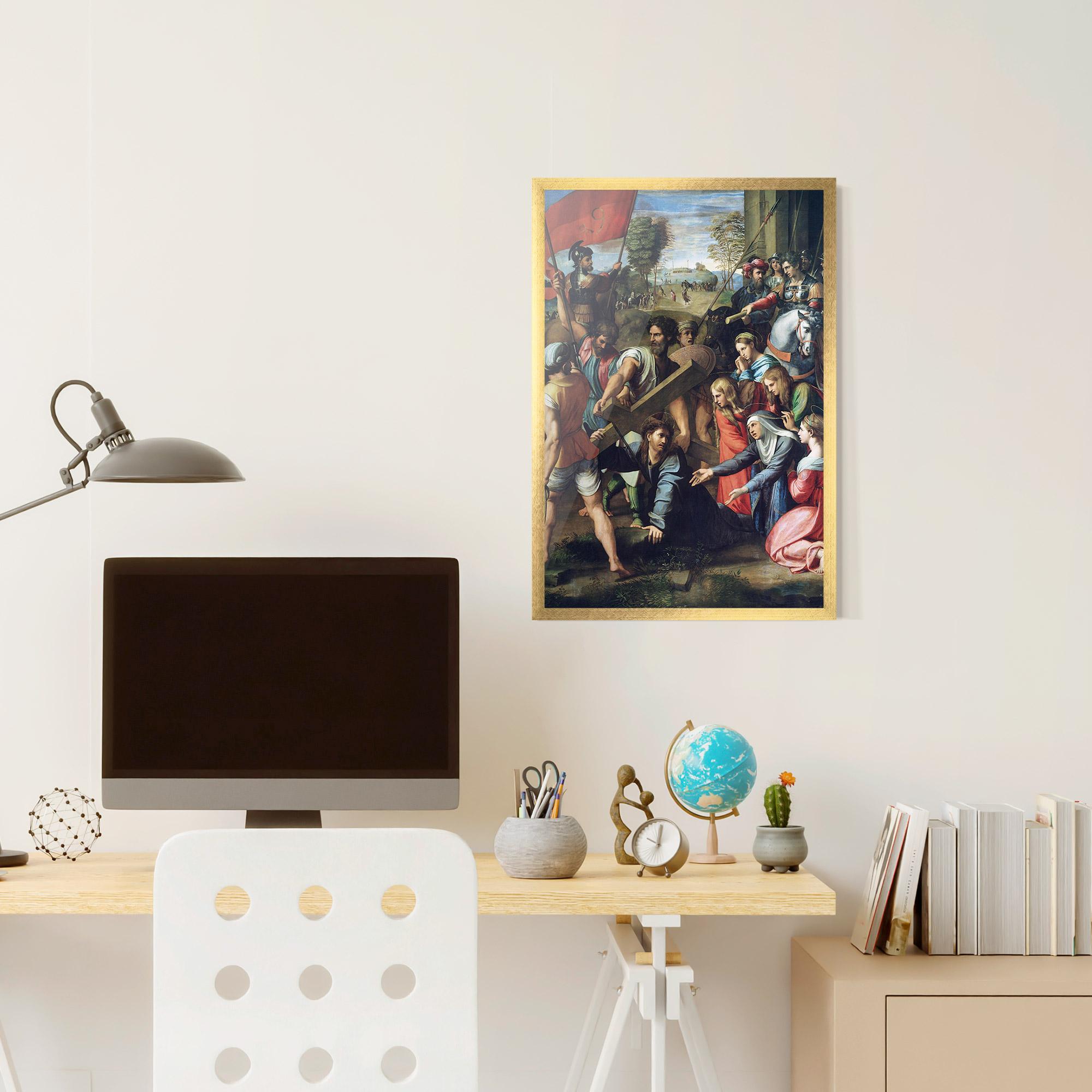 Plakat w Ramie Taking The Cross mockup 6