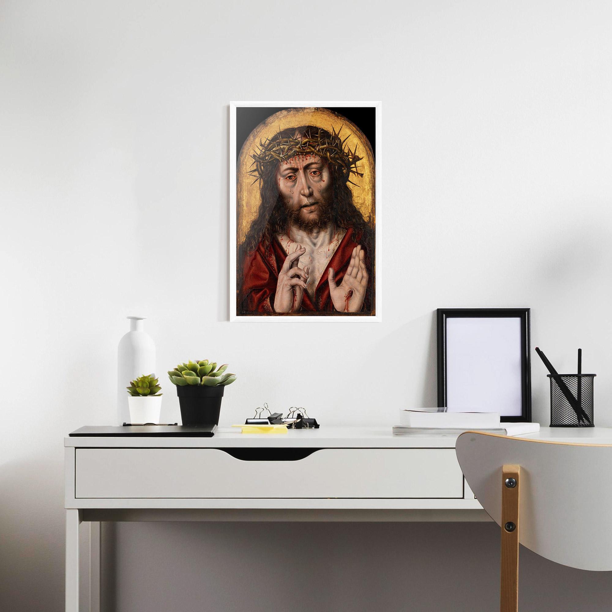 Plakat w Ramie Blood Hand Jesus mockup 7