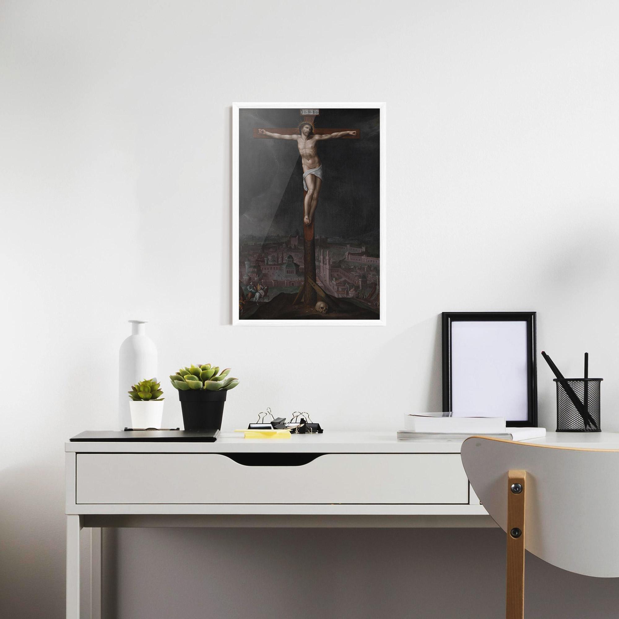 Plakat w Ramie Dark Cloud Jesus mockup 7
