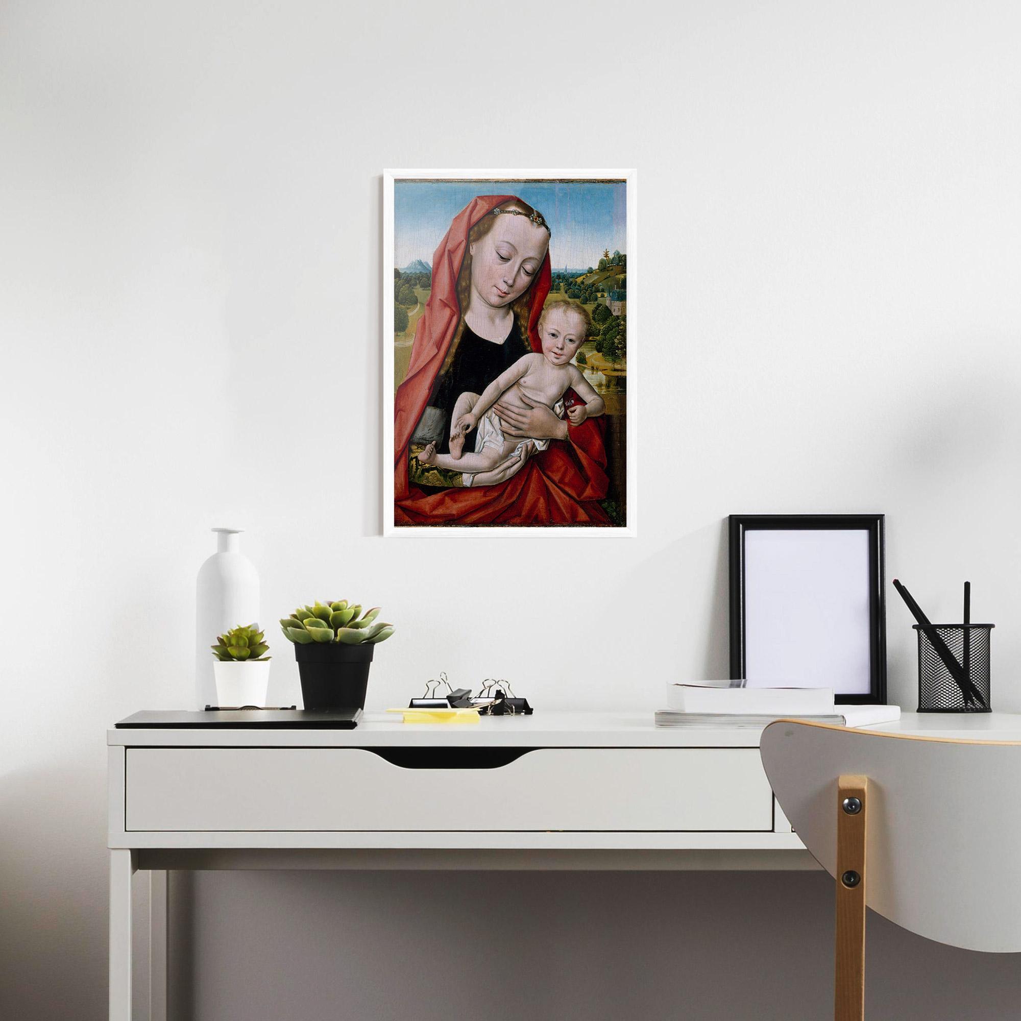 Plakat w Ramie Little Religious Baby mockup 7